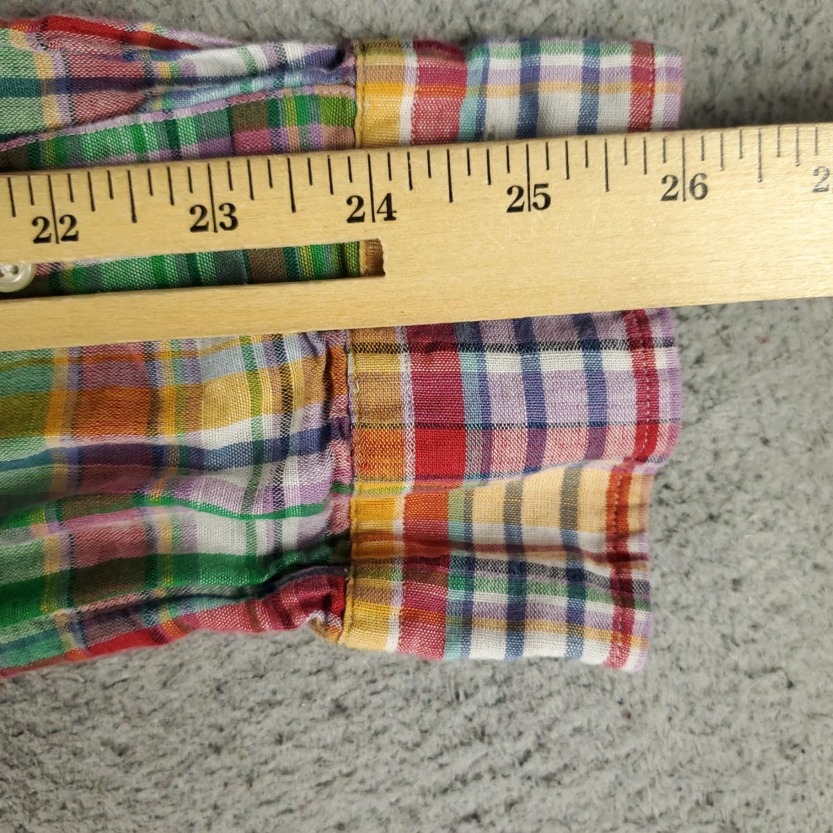 Ralph Lauren VINTAGE Ralph Lauren Shirt Mens XL Long Sleeve Button Up Plaid Linen Casual Classic Size US XL / EU 56 / 4 - 7 Thumbnail