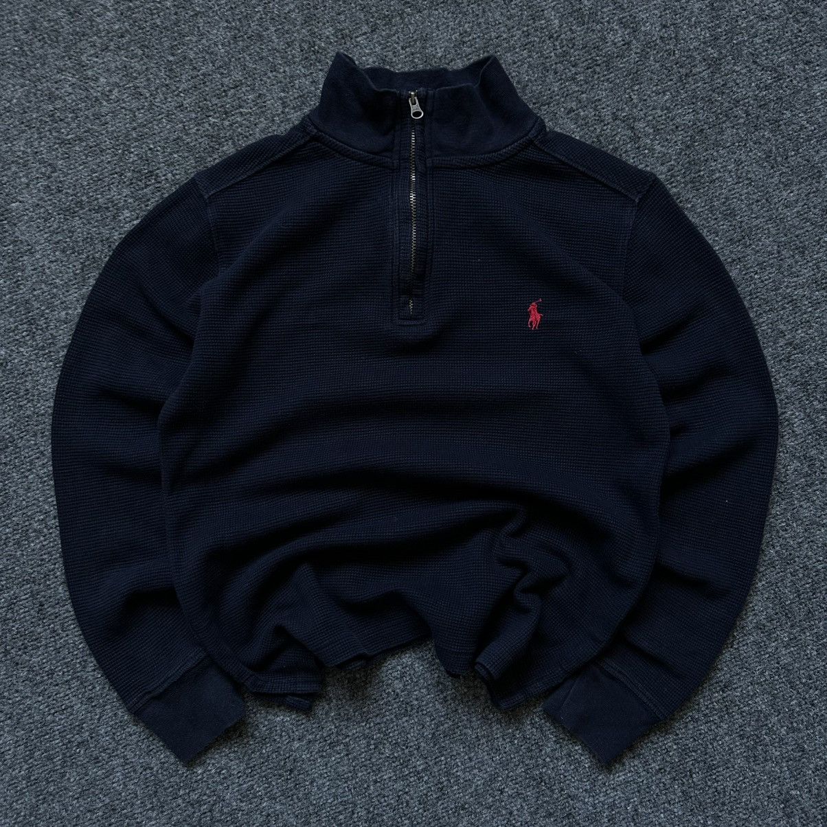 Polo Ralph Lauren VTG Old Money Kids Knit 1/4 Zip Sweater Polo Ralph Lauren Size US XXS / EU 40 - 2 Thumbnail