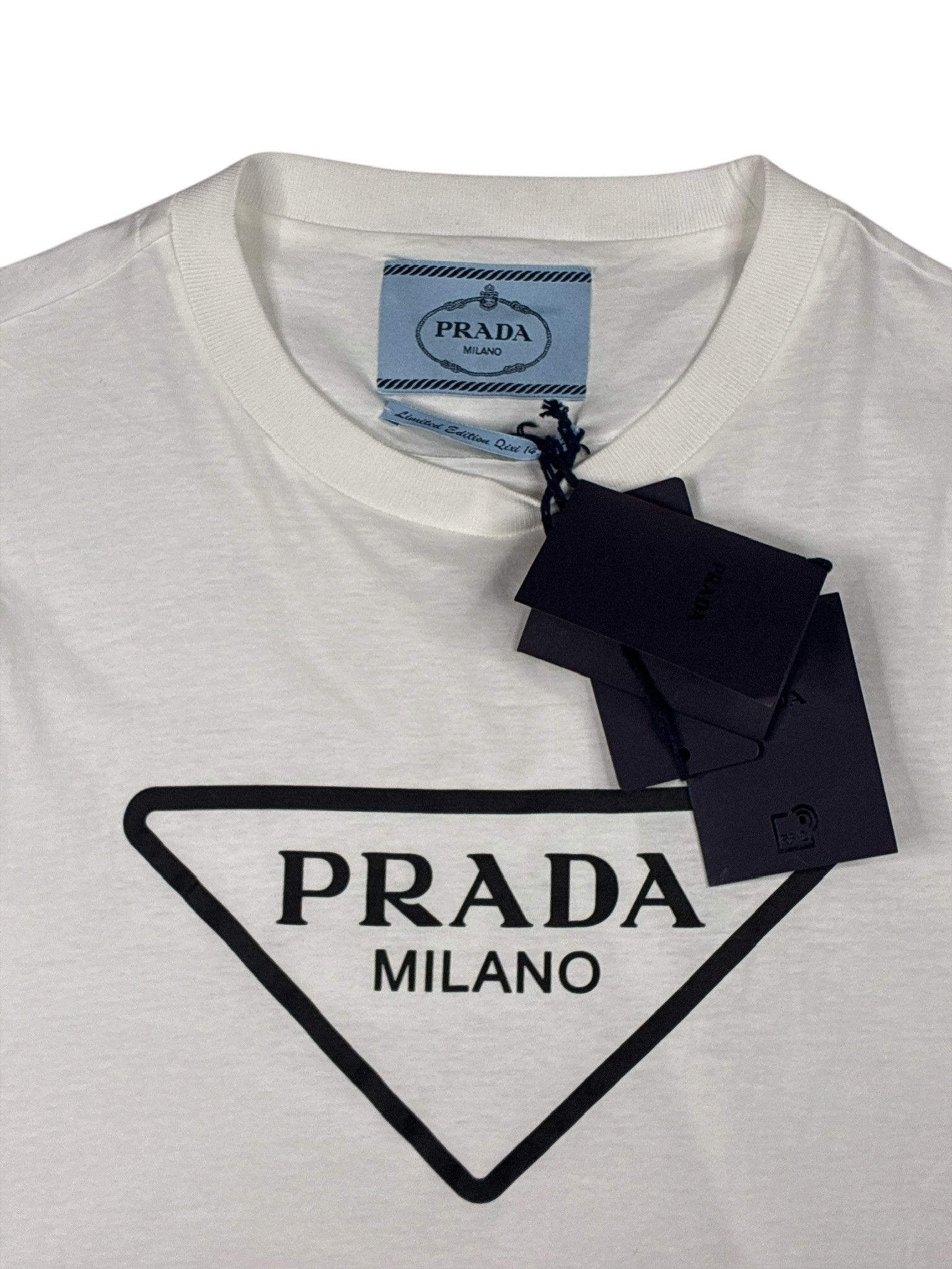 Prada Prada Triangle Logo T-Shirt Size US M / EU 48-50 / 2 - 2 Thumbnail