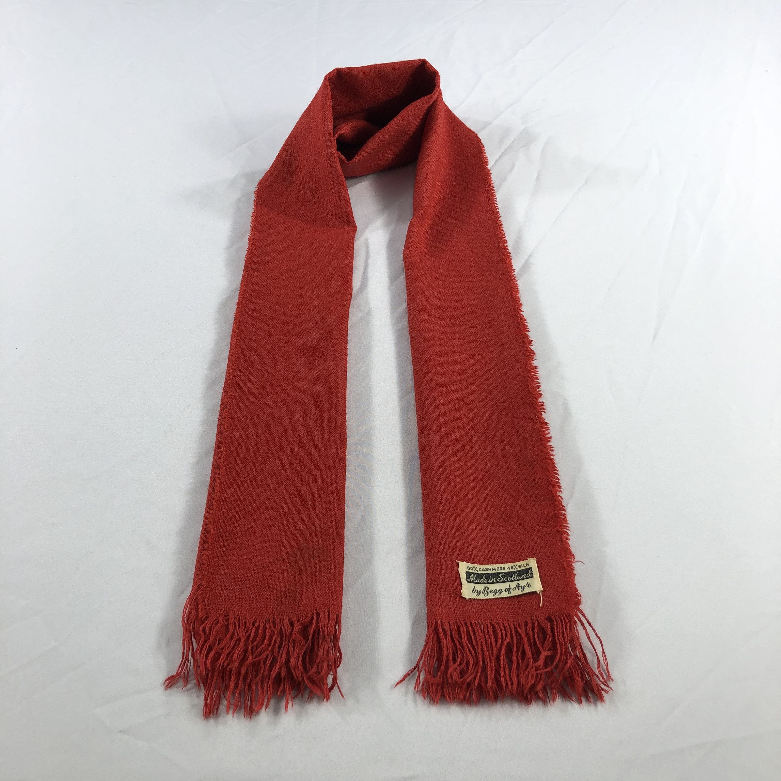Begg x Co Begg of Ayr Cashmere Silk Scarf Muffler V1017 Size ONE SIZE - 1 Thumbnail