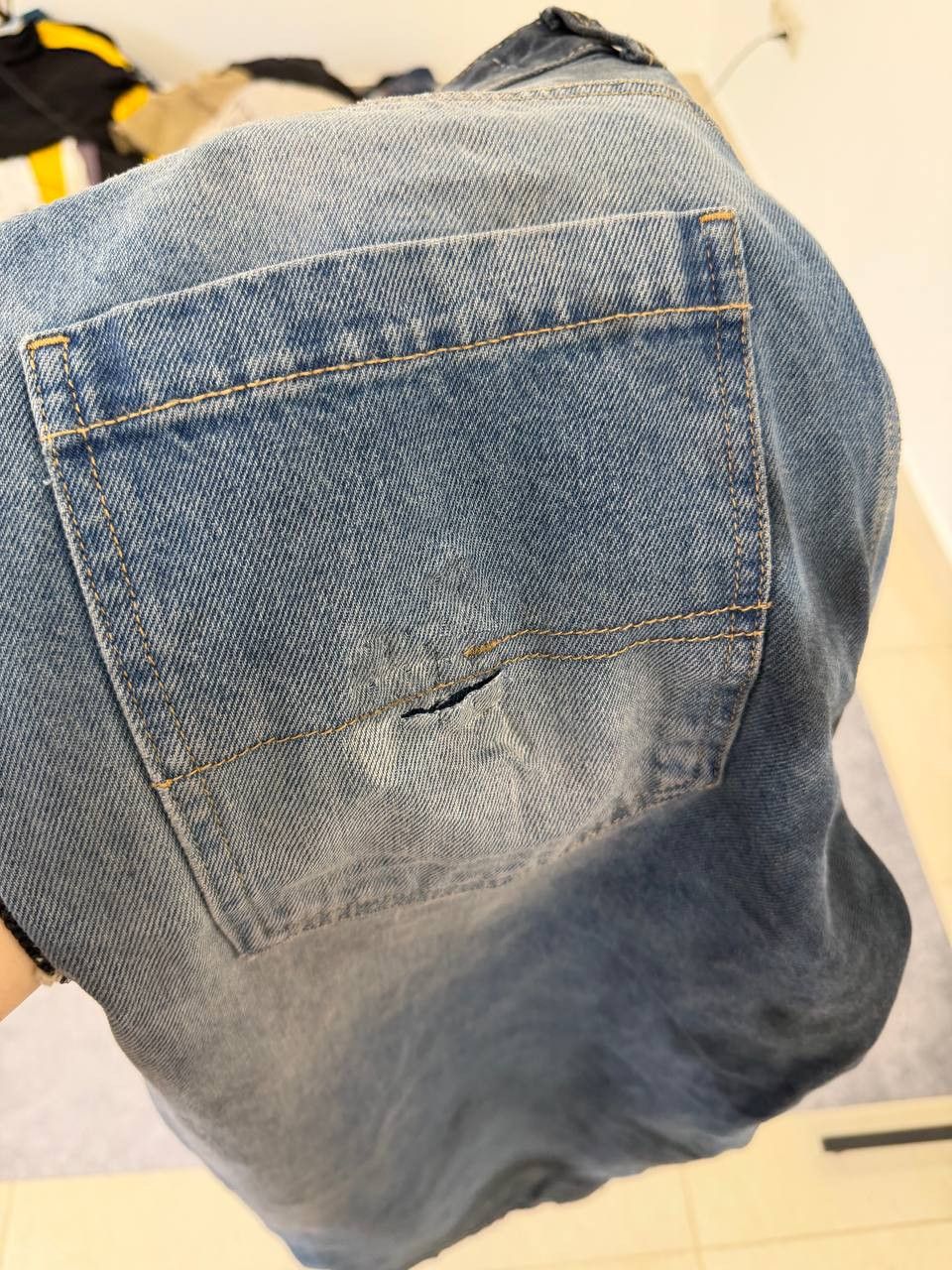 Japanese Brand Vintage tornado mart style washed baggy y2k hype Jeans Blue Size US 32 / EU 48 - 8 Thumbnail