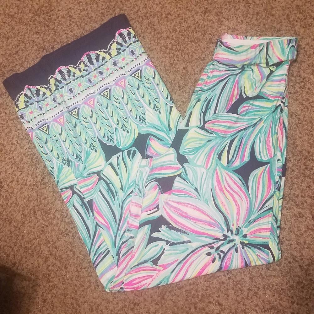 Lilly Pulitzer Floral Bottoms High Tide Dancing Lady Medium