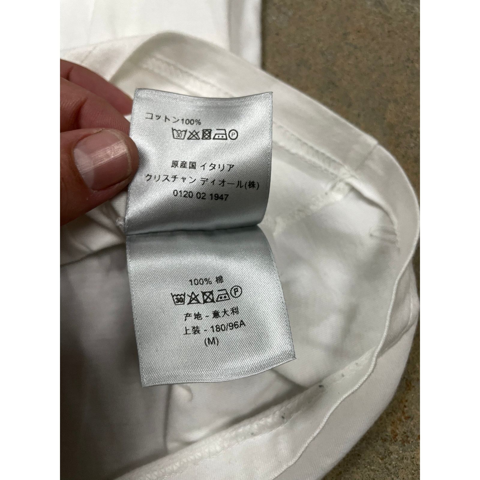 Dior Dior White Tee Visteur Used Medium Size US M / EU 48-50 / 2 - 5 Thumbnail
