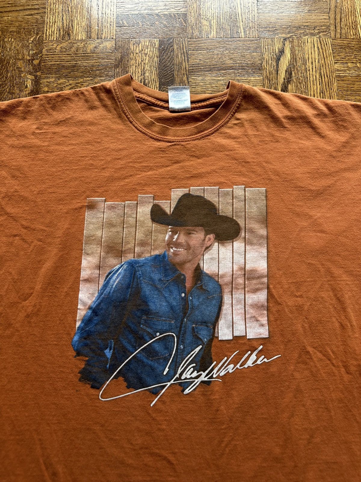 Vintage Vintage Y2K Clay Walker Country Graphic Band Tee Size US XXL / EU 58 / 5 - 4 Thumbnail