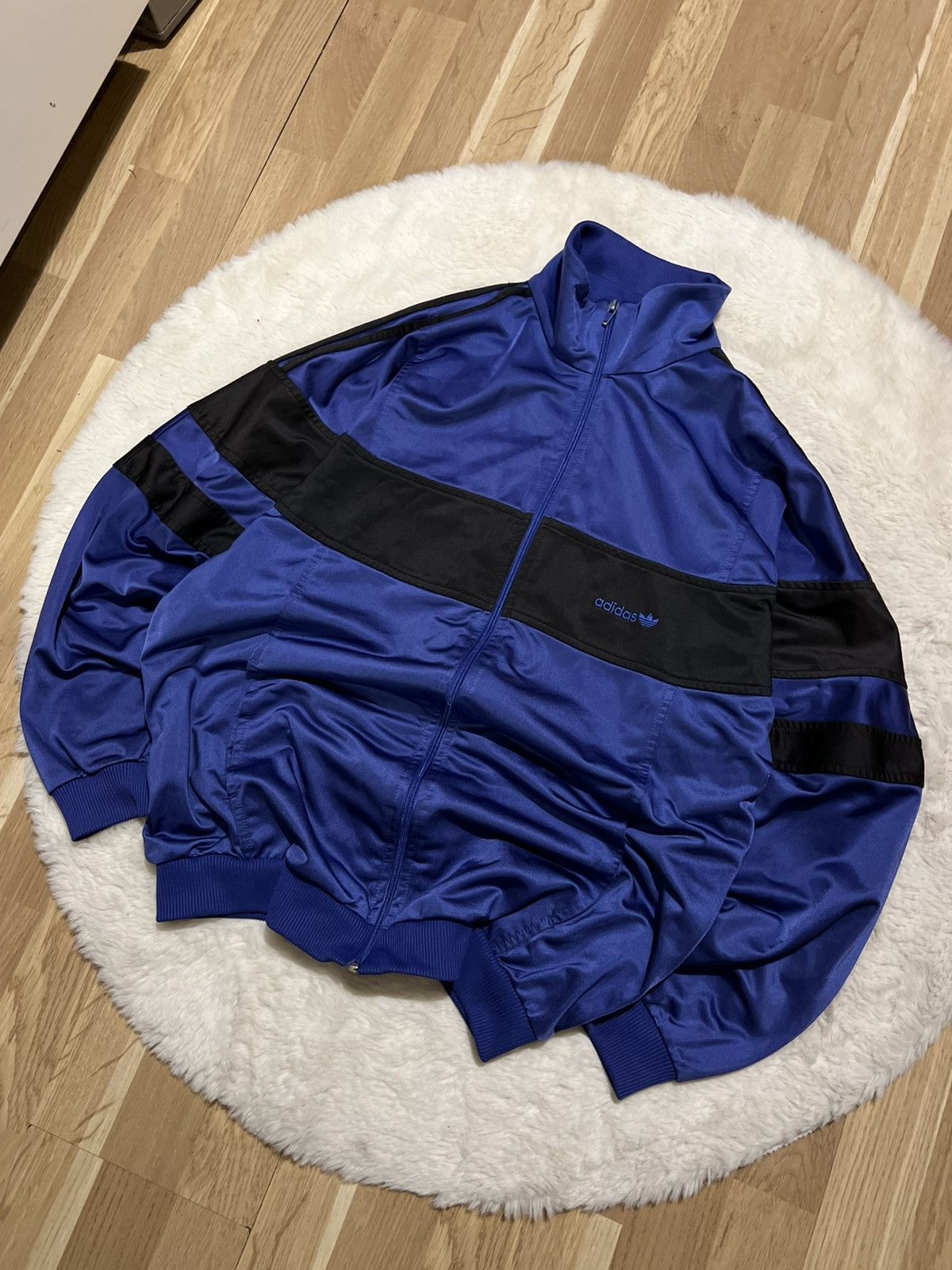 Adidas Adidas vihtage track jacket 99s purple archive 3 striped Size US L / EU 52-54 / 3 - 3 Thumbnail
