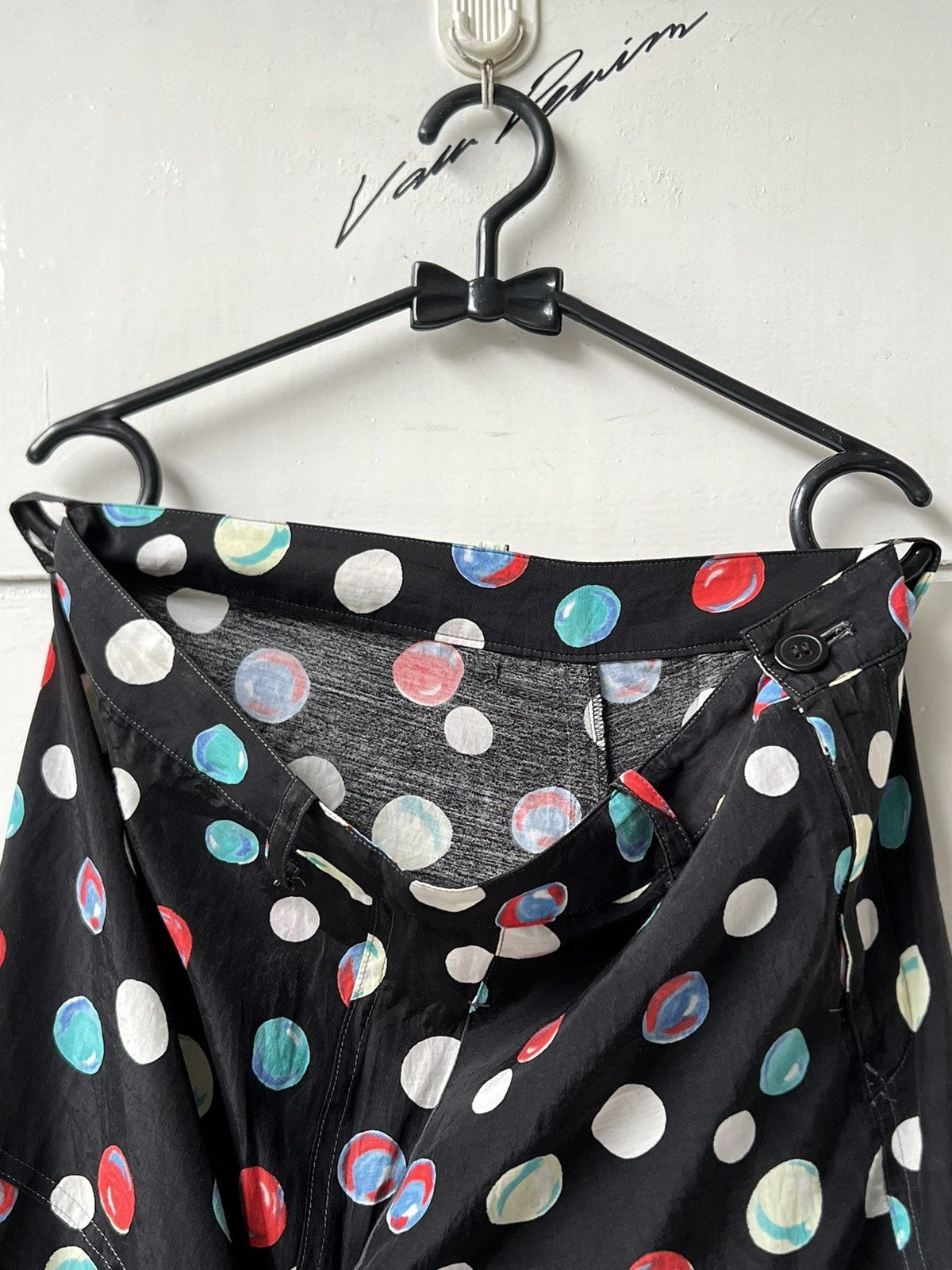 YOHJI YAMAMOTO Polkadot Motive Pants