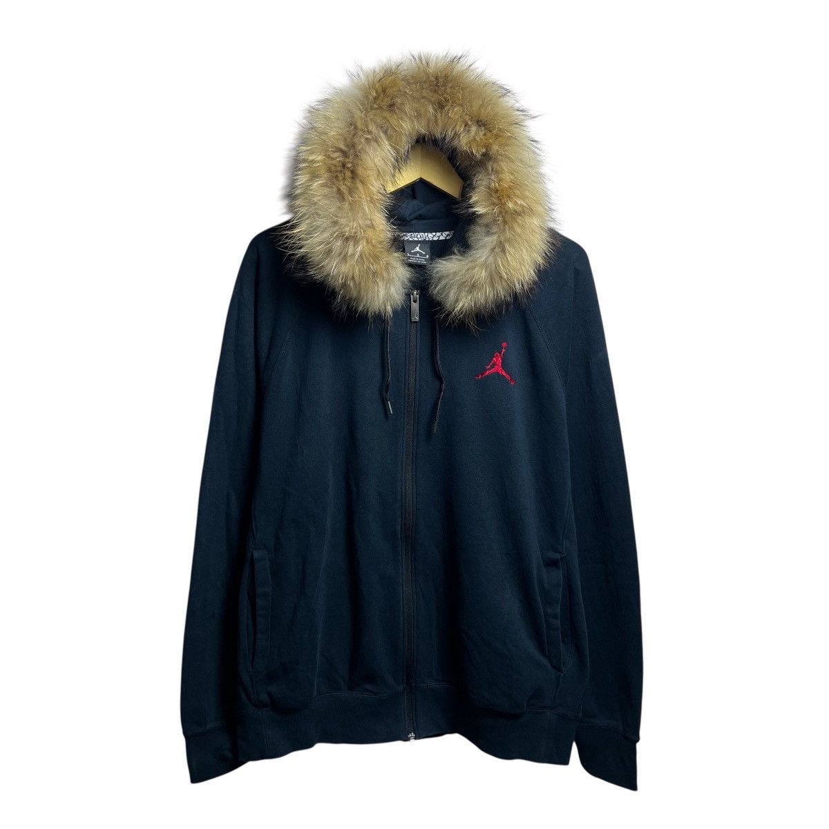 Japanese Brand Michael Jordan Faux Fur Hoodie Ifsixwasnine LGB Style Size US L / EU 52-54 / 3 - 1 Thumbnail