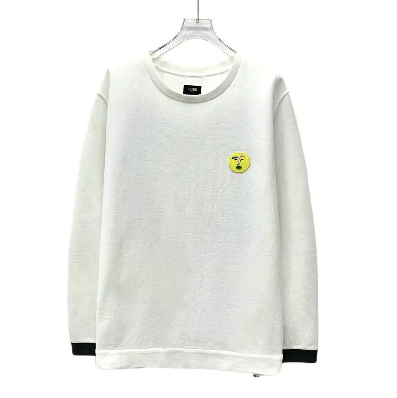 Fendi Fendi White Cotton Men's T-Shirt 0089 Size US L / EU 52-54 / 3 - 1 Thumbnail