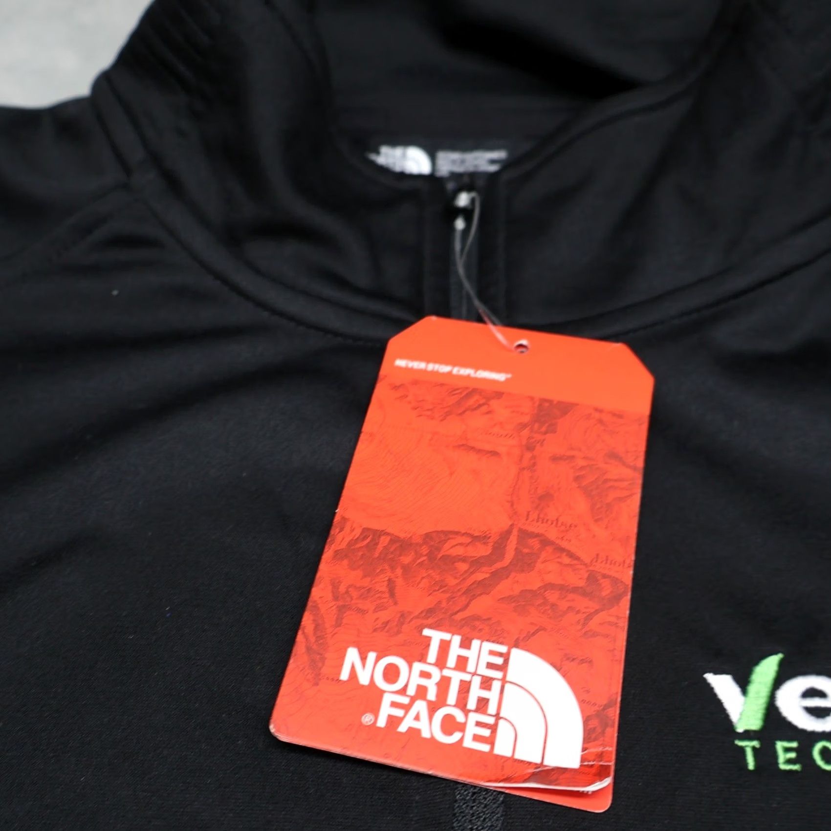 The North Face The North Face Hoodie Women L Black Pullover 1/4 Zip Apex Bionic 2 LOGO NWD Size L / US 10 / IT 46 - 6 Thumbnail