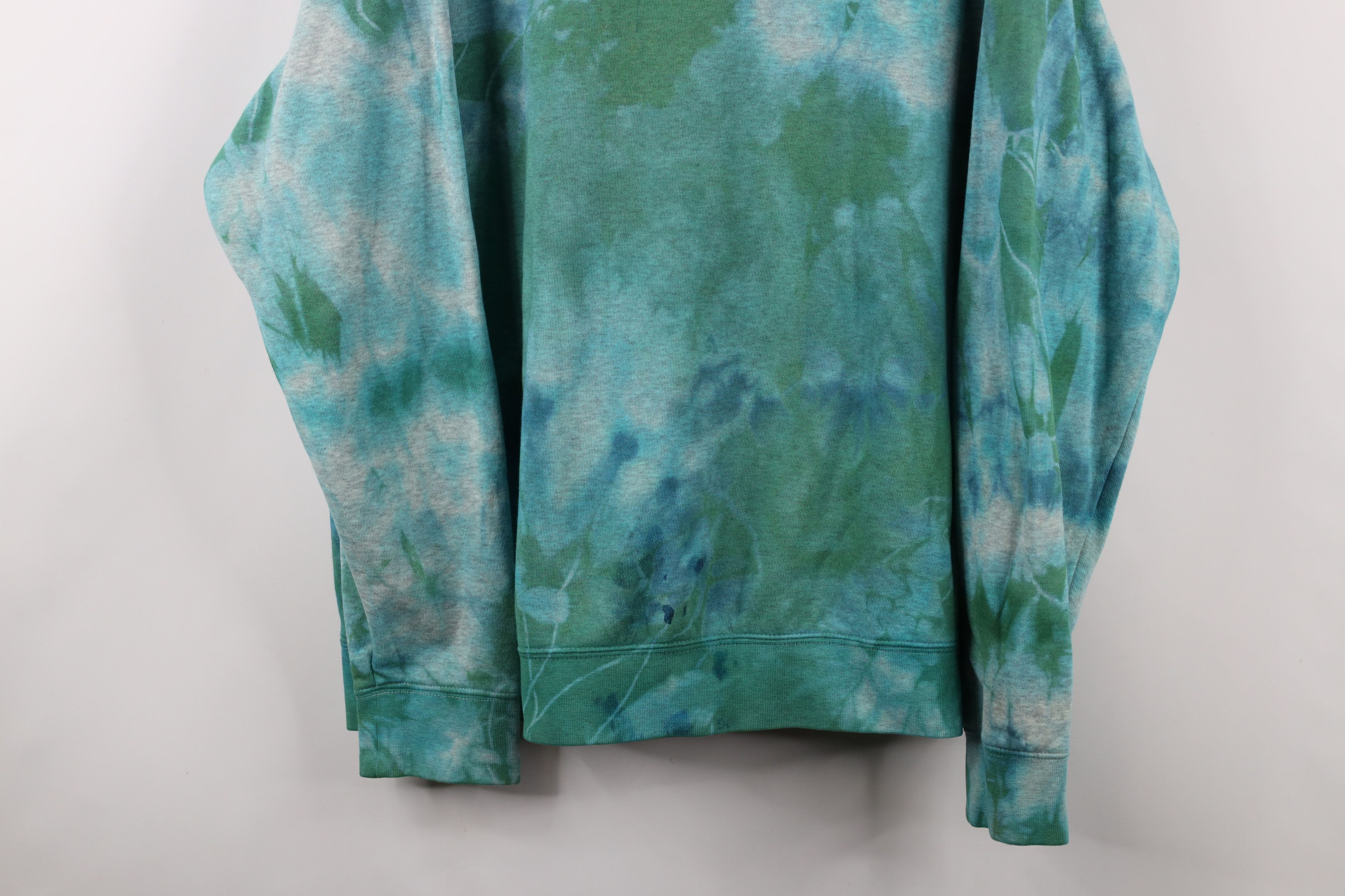 Nike × Vintage Vintage 90s Y2K Nike Swoosh Tie Dye Acid Wash Sweatshirt Size US XL / EU 56 / 4 - 3 Thumbnail