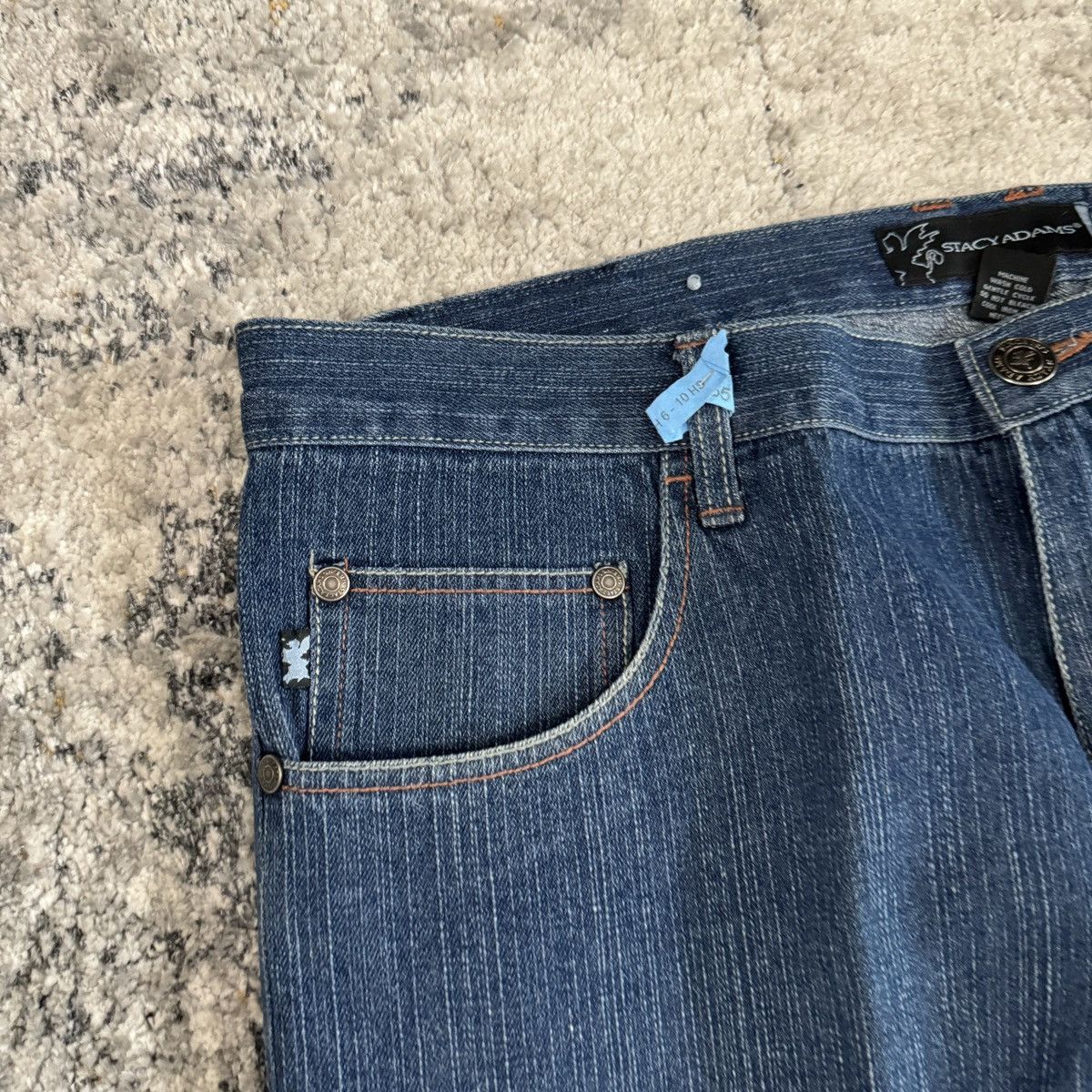 JNCO × Japanese Brand × Vintage Vintage Y2K Stacy Adam’s baggy wide leg embroidered jeans Size US 40 / EU 56 - 5 Thumbnail