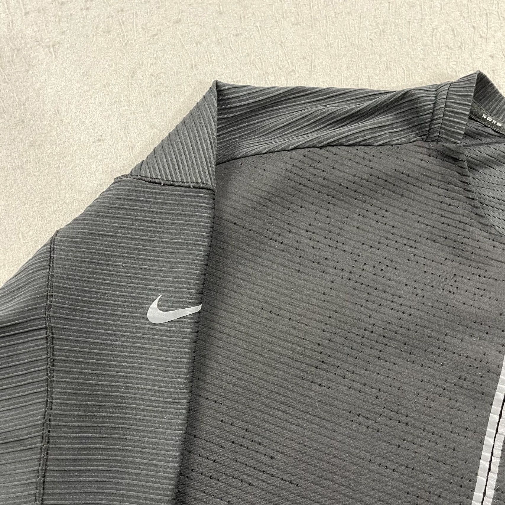 Nike Nike Tech Packet Jacket Mens Large Black Gray 1/4 Zip Reflective Running NSW Size US L / EU 52-54 / 3 - 3 Thumbnail