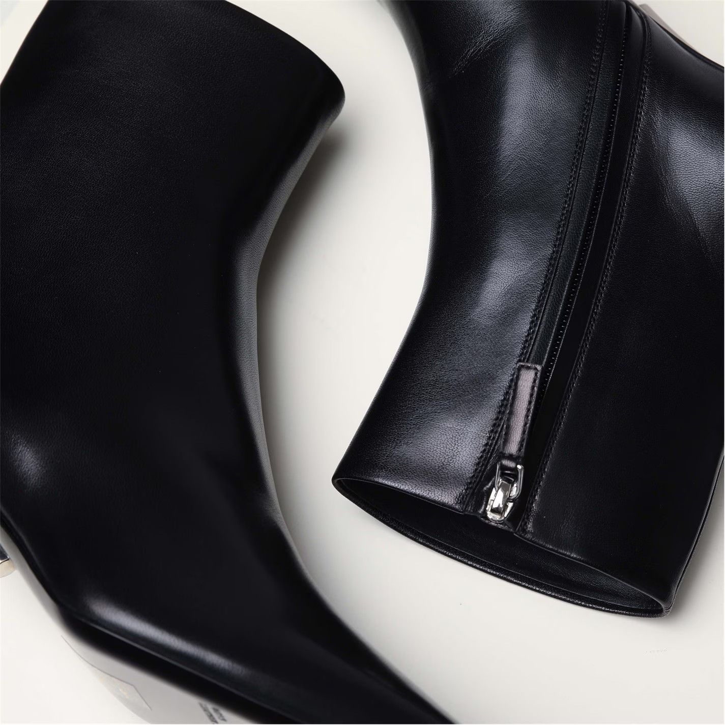Off-White o1g2r1mq0125 Nappa Allen Ankle Boots in Black Size US 7.5 / IT 37.5 - 5 Thumbnail