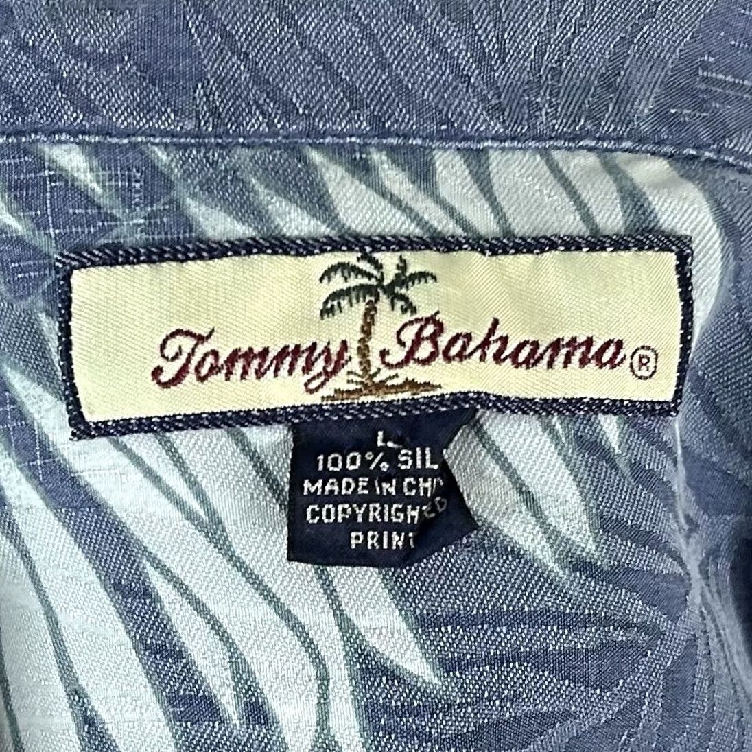 Tommy Bahama Tommy Bahama Button-Up Hawaiian Shirt Blue Floral 100% Silk L Adult Mens Capalua Mercedes Championship Cap Collar Shirt Size US L / EU 52-54 / 3 - 3 Thumbnail