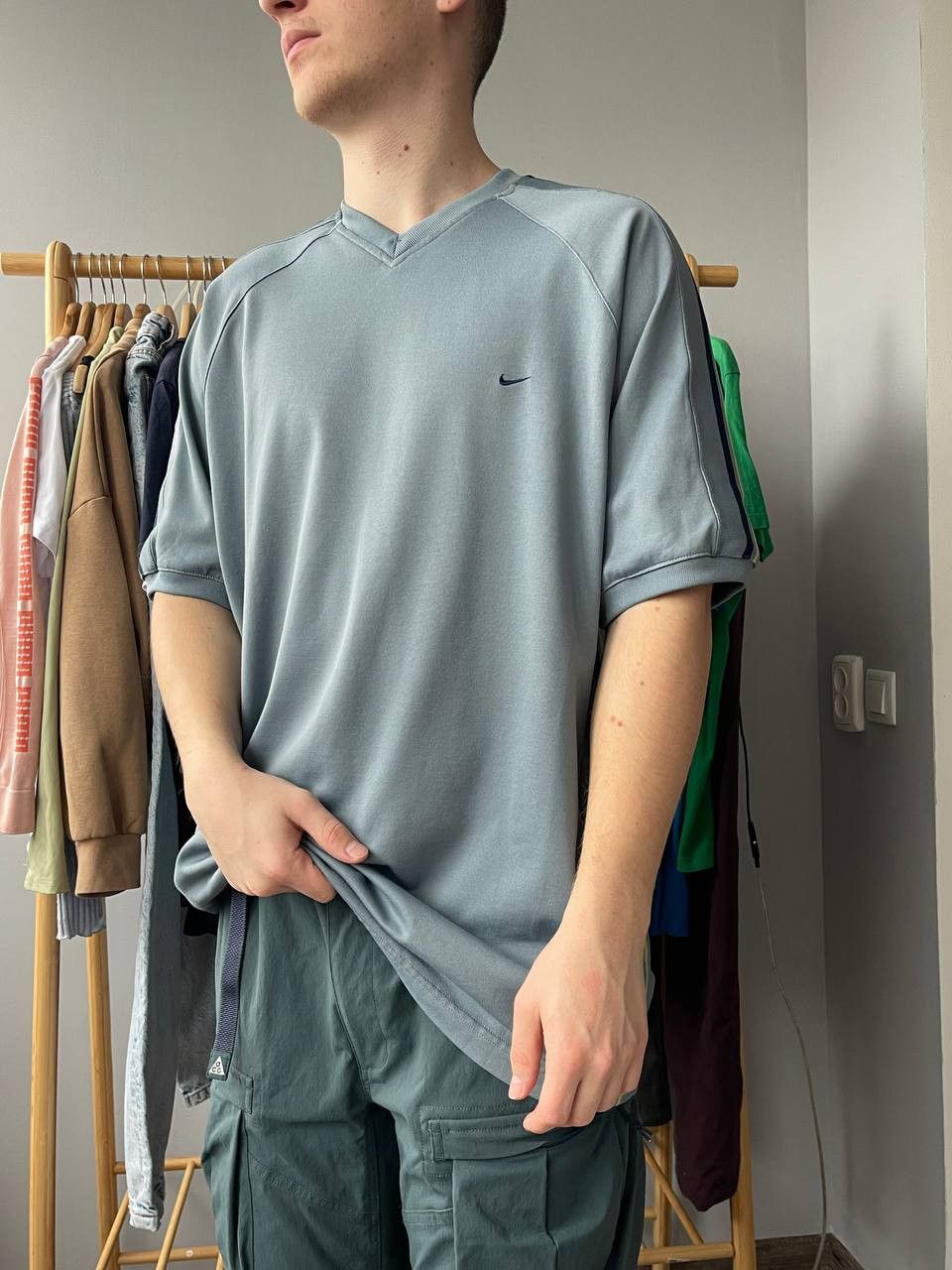 Nike × Streetwear × Vintage vintage nike mini swoosh tee Size US XL / EU 56 / 4 - 1 Thumbnail