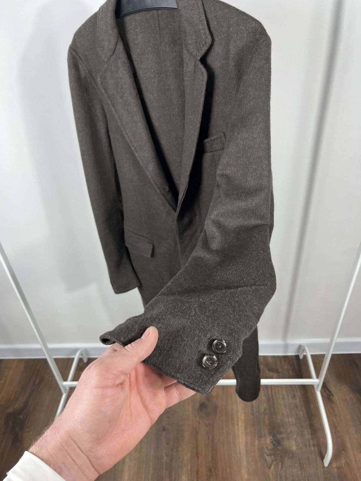 Other I Venturini Women’s Wool Coat Brown Made in Italy Size L / US 10 / IT 46 - 5 Thumbnail