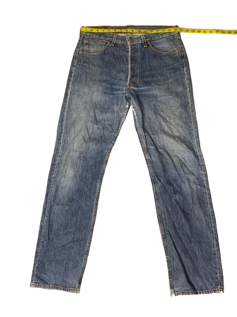 Levi's Vintage Clothing Vintage Levi’s 501 Distressed Denim Size US 33 - 10 Thumbnail