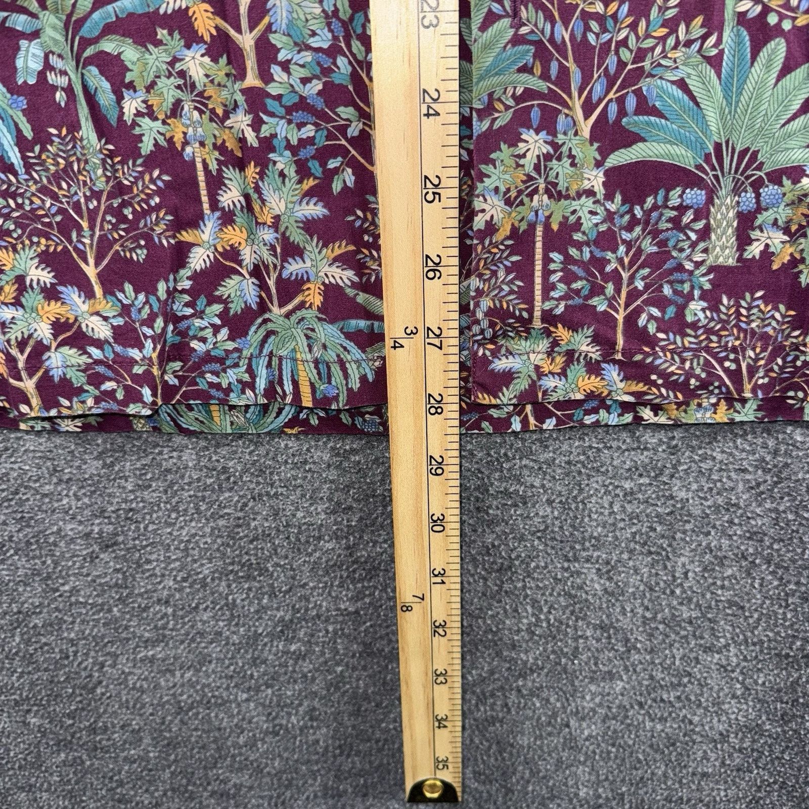 Tori Richard Tori Richard Men's Shirt Large Blue Tropical Palm Tree Beach Size US L / EU 52-54 / 3 - 7 Thumbnail