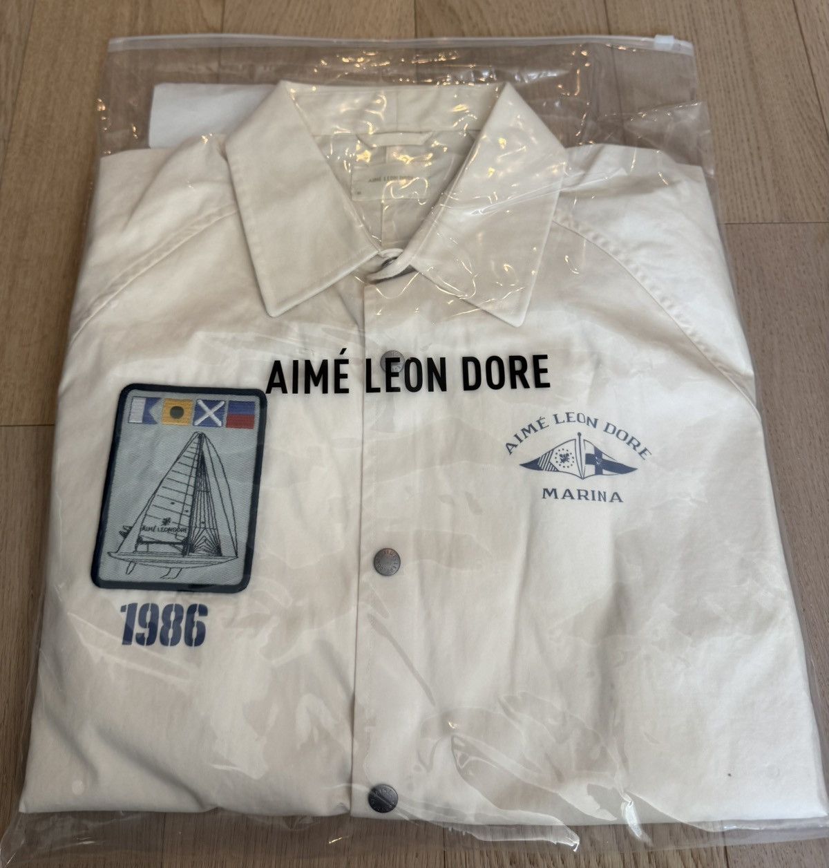 Aime Leon Dore ALD Aime Marina Jacket White Medium Size US M / EU 48-50 / 2 - 7 Thumbnail