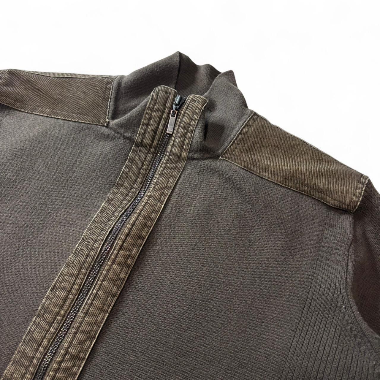 Mexx Vintage Y2K Brown Full Zip Sweater - L Size US L / EU 52-54 / 3 - 3 Thumbnail