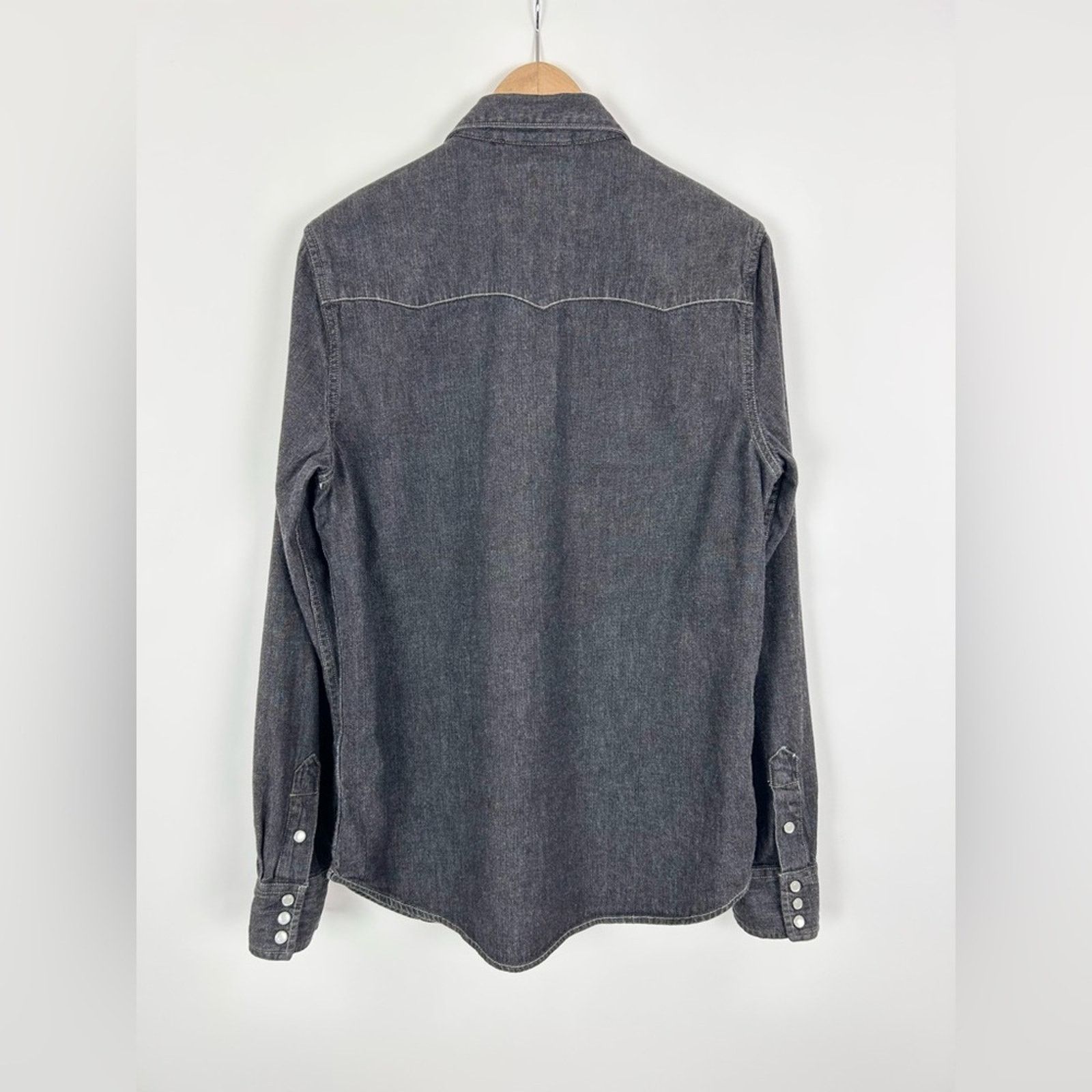 Denim & Supply Ralph Lauren Denim & Supply Western Pearl Snap Button Down Black Denim Size US S / EU 44-46 / 1 - 4 Thumbnail