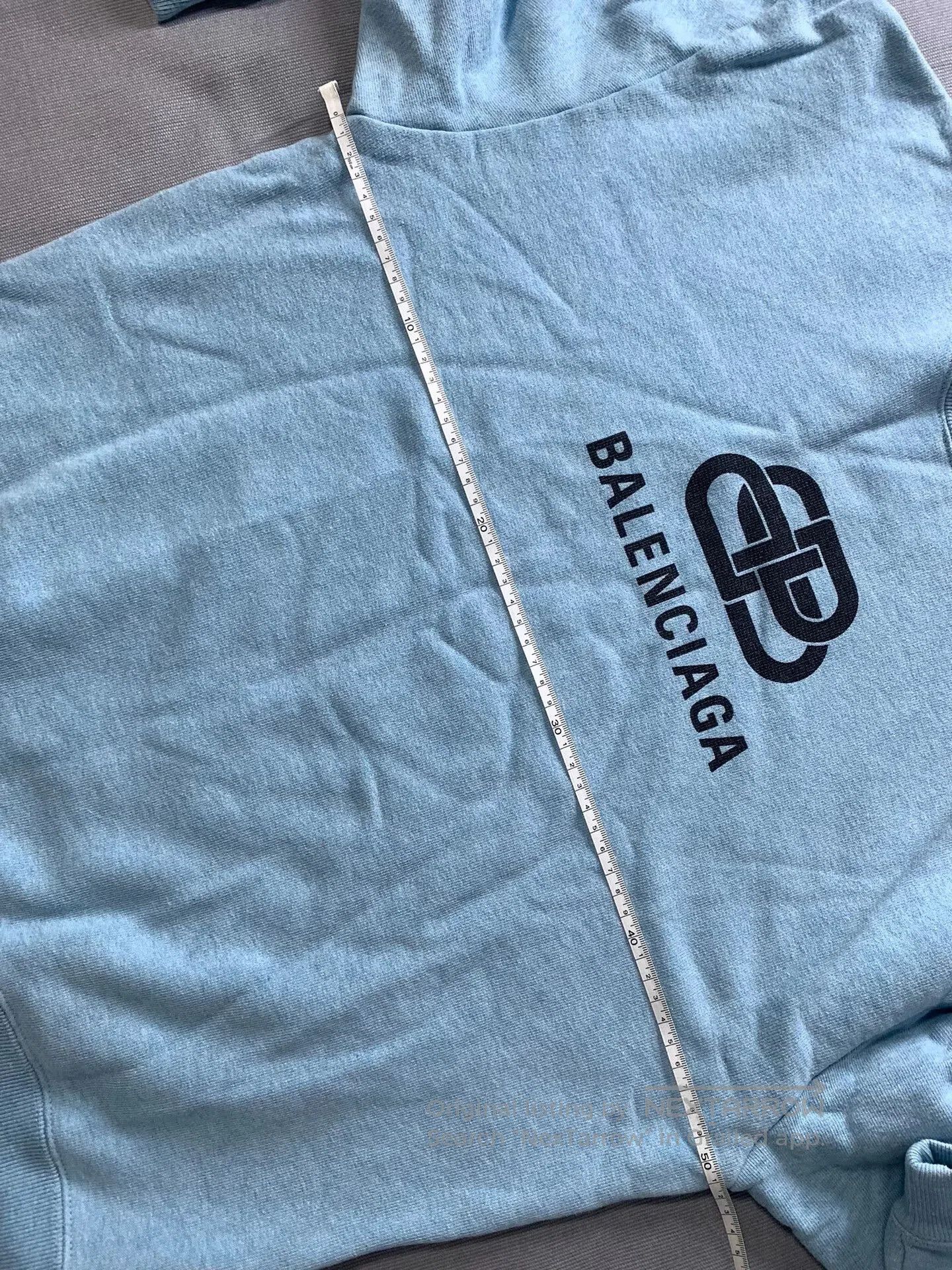 Balenciaga Balenciaga Lock Logo Blue Sweatshirt. Size S / US 4 / IT 40 - 6 Thumbnail