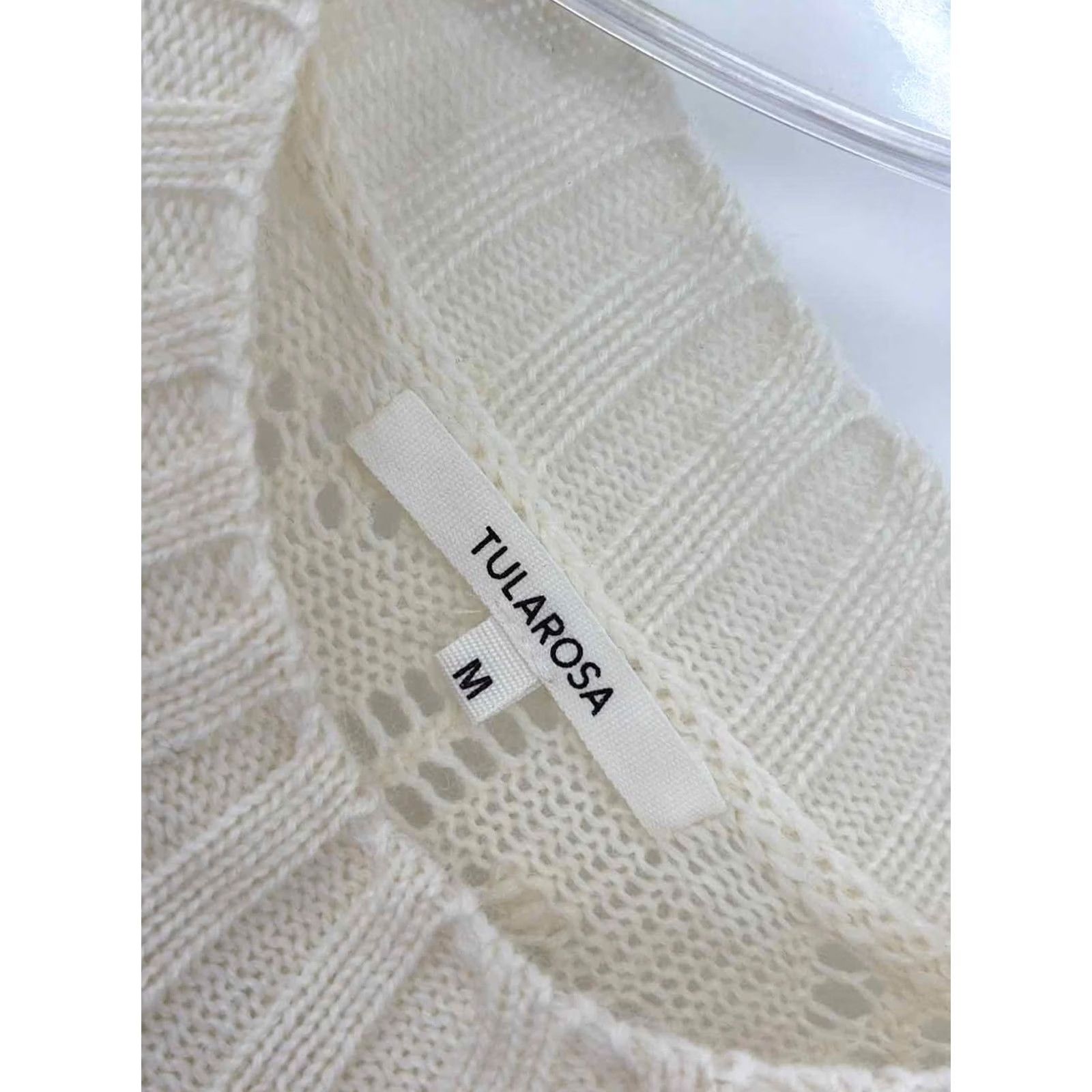 Vintage Pre-Owned Tularosa Ivory Size Medium Sweater Size M / US 6-8 / IT 42-44 - 3 Thumbnail
