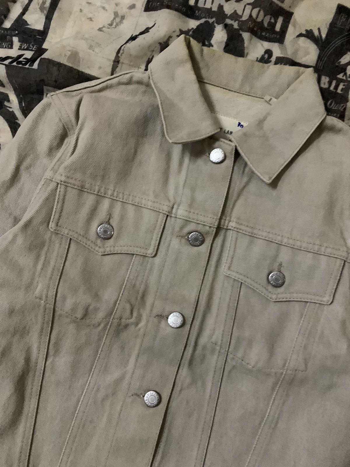 Helmut Lang 💥Helmut Lang Classic Raw Denim Jacket Size M / US 6-8 / IT 42-44 - 4 Thumbnail