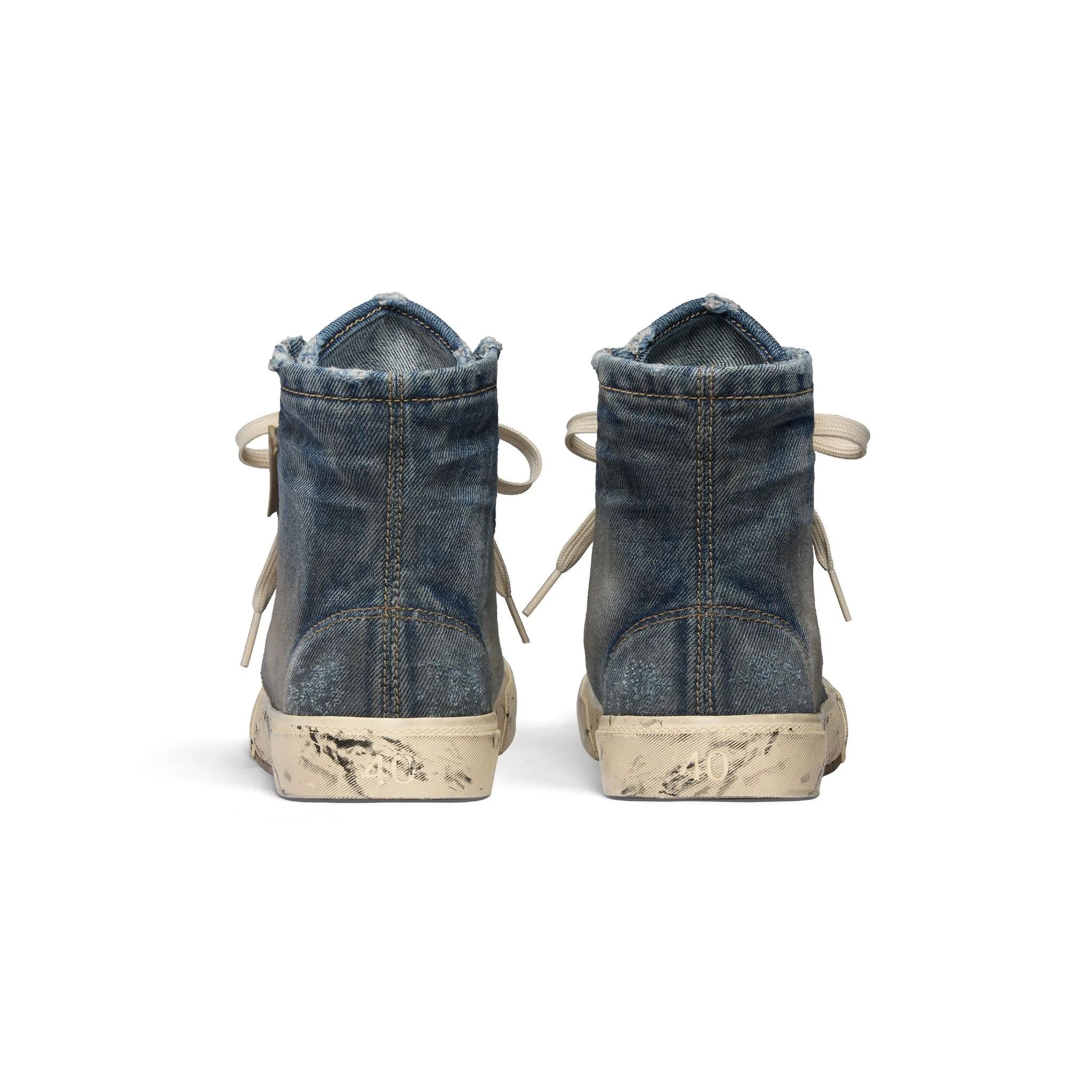 o1bcso1str1224 Paris High Top Sneakers in Blue