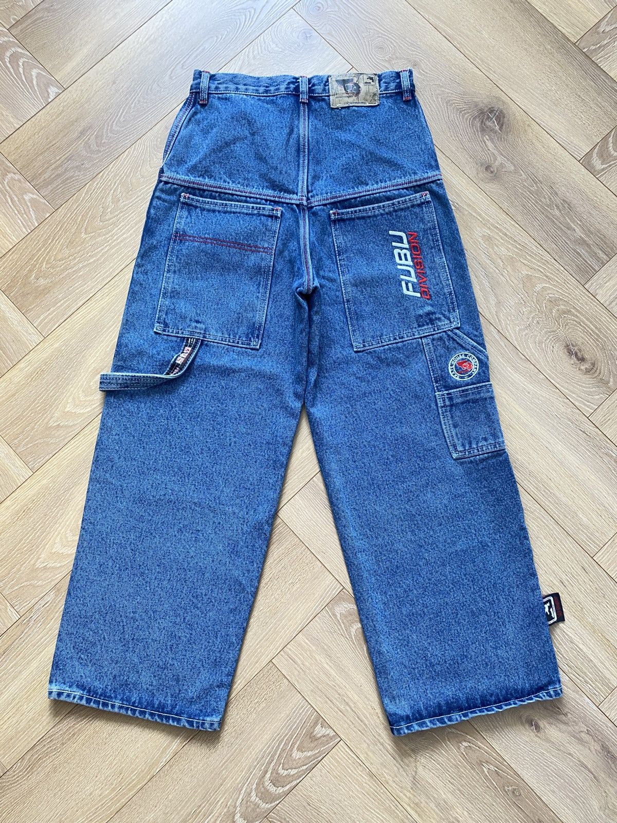 Fubu × Vintage Fubu Vintage Y2k Denim Jeans Pants Trousers Hiphop Drip Swag Size 26" / US 2 / IT 38 - 1 Thumbnail