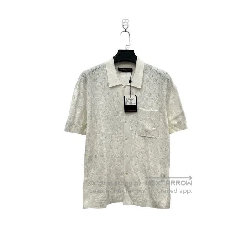 Louis Vuitton Louis Vuitton Knitted full-print cut-out short-sleeve shir Size US M / EU 48-50 / 2 - 1 Thumbnail