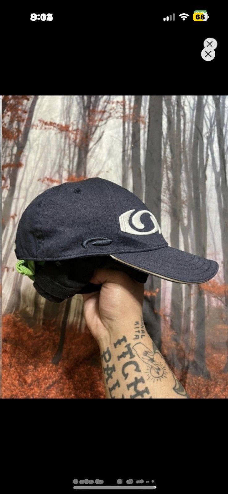 Salomon ***FINAL DROP***RARE 00s SALOMON TECHNICAL FITTED CAP S/M Size ONE SIZE - 4 Thumbnail