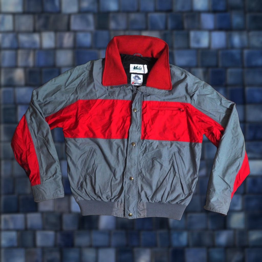 Vintage VINTAGE REI Windbreaker Jacket Mens XL Nylon Gray 80s 70s Zip Full Zip Lightweight Hiking Windbreaker Outer Shell Size US XL / EU 56 / 4 - 1 Thumbnail