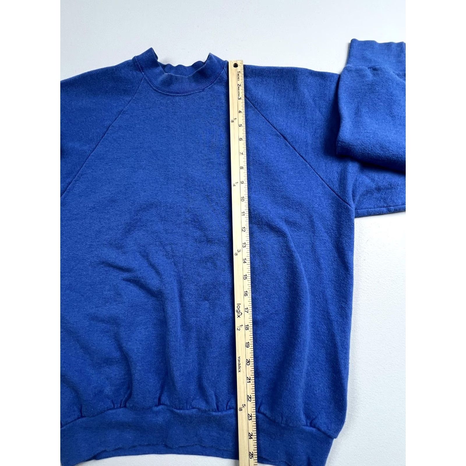 Fruit Of The Loom VINTAGE Fruit of the Loom Sweatshirt Mens XL Blue Fleece Crewneck Blank USA Size US XL / EU 56 / 4 - 6 Thumbnail