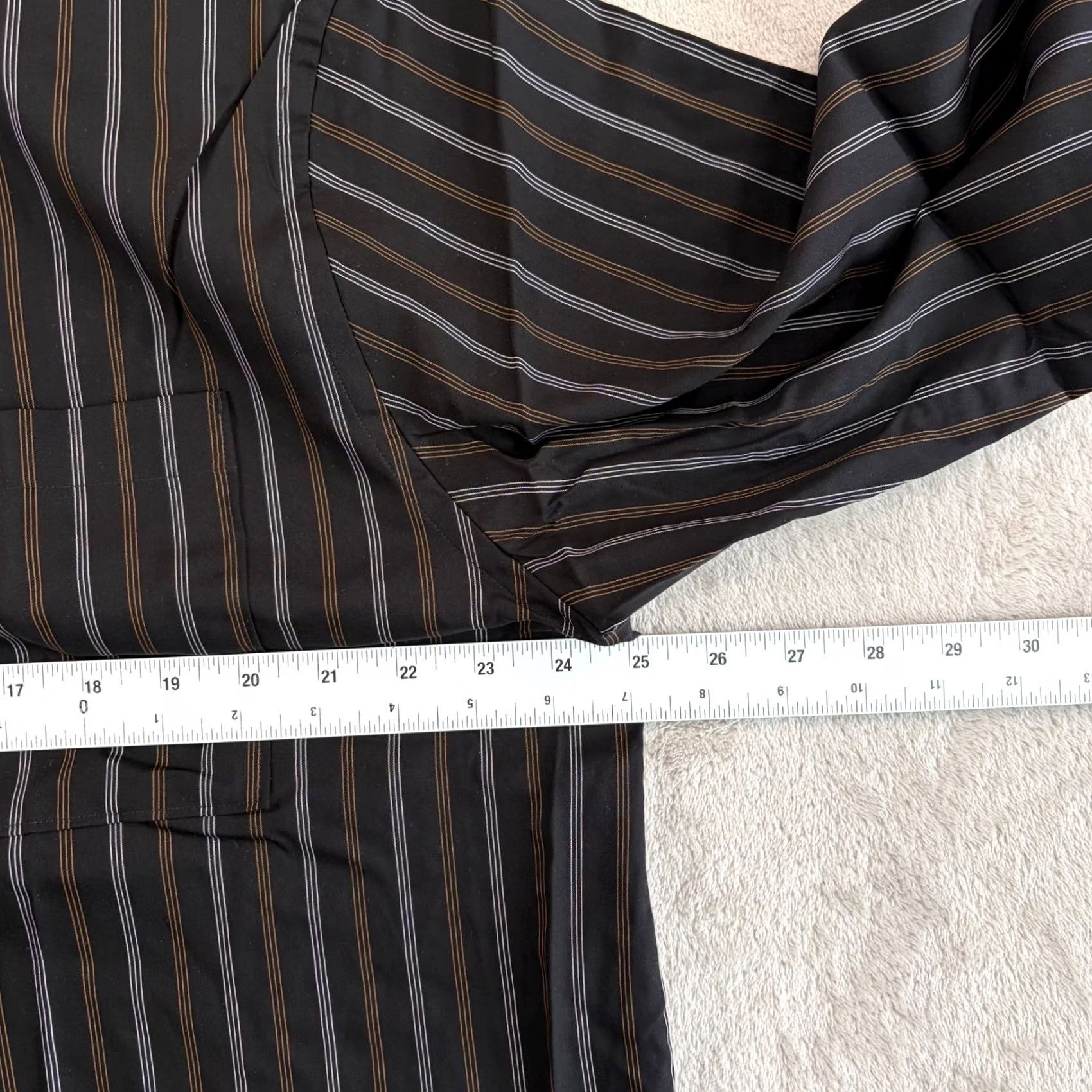 Todd Snyder Todd Snyder Rayon Big Shirt in Black Striped Men Large Designer Relaxed NWT 80 Size US L / EU 52-54 / 3 - 7 Thumbnail