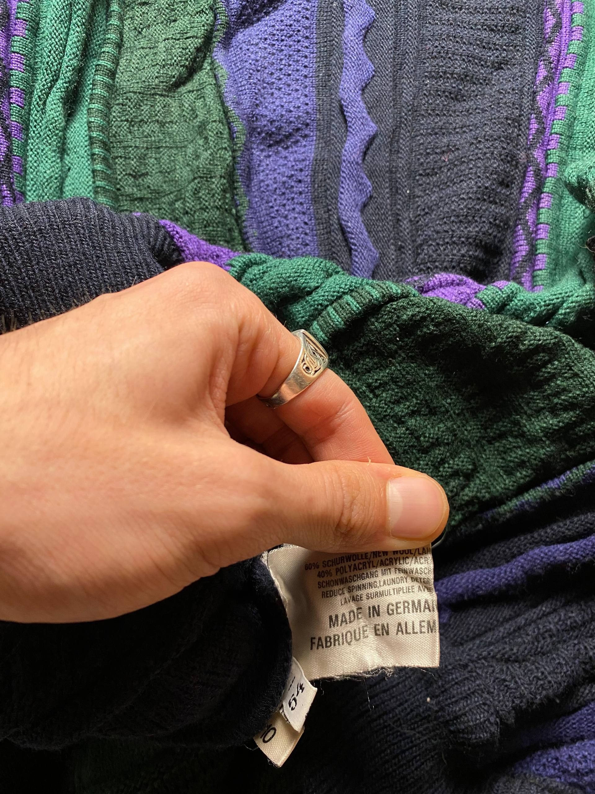 Carlo Colucci Vintage Carlo Colucci Sweater 90's Size US XL / EU 56 / 4 - 5 Thumbnail