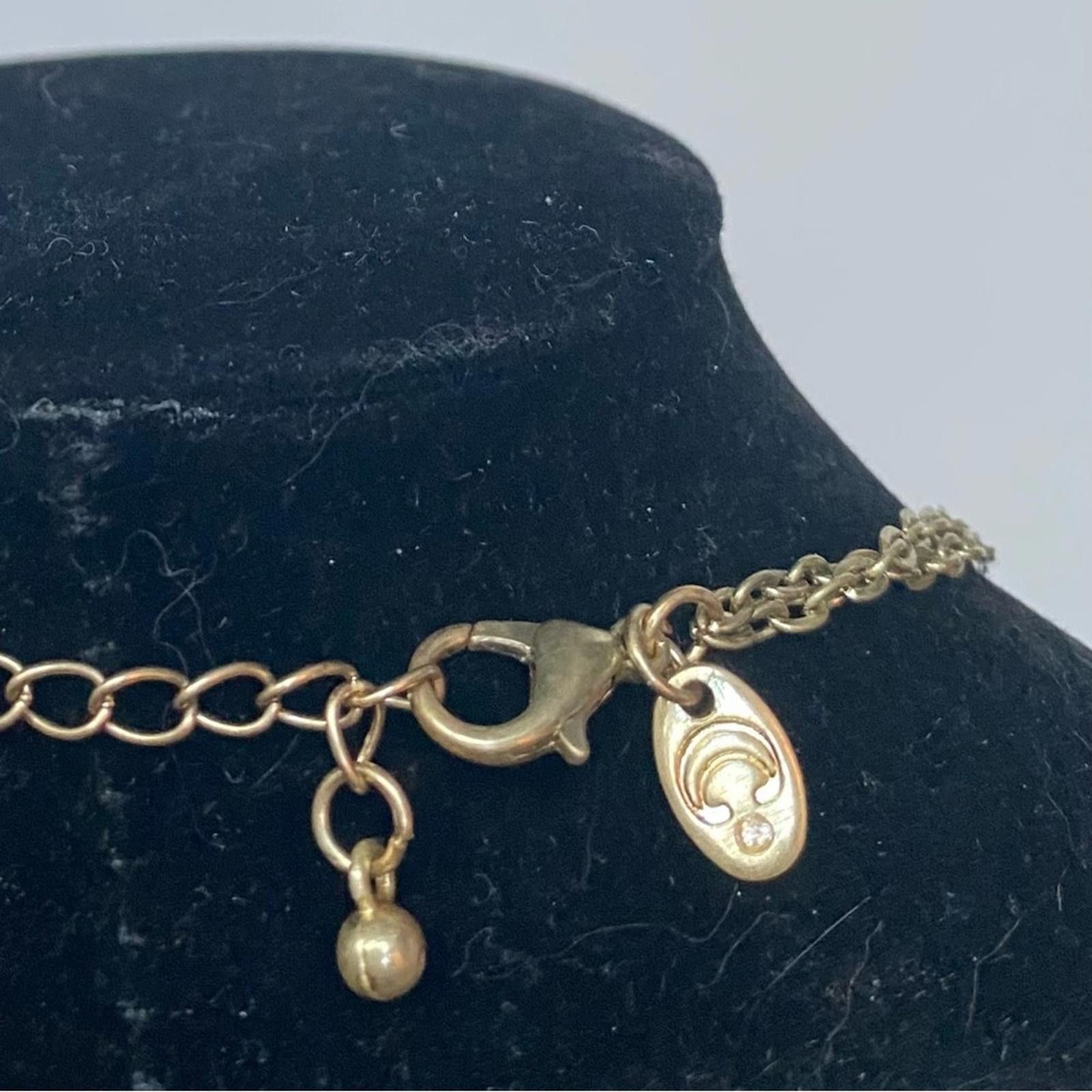 Other VTG CHARMING CHARLIE Gold White Enamel Multi-Strand Necklace Size ONE SIZE - 3 Thumbnail