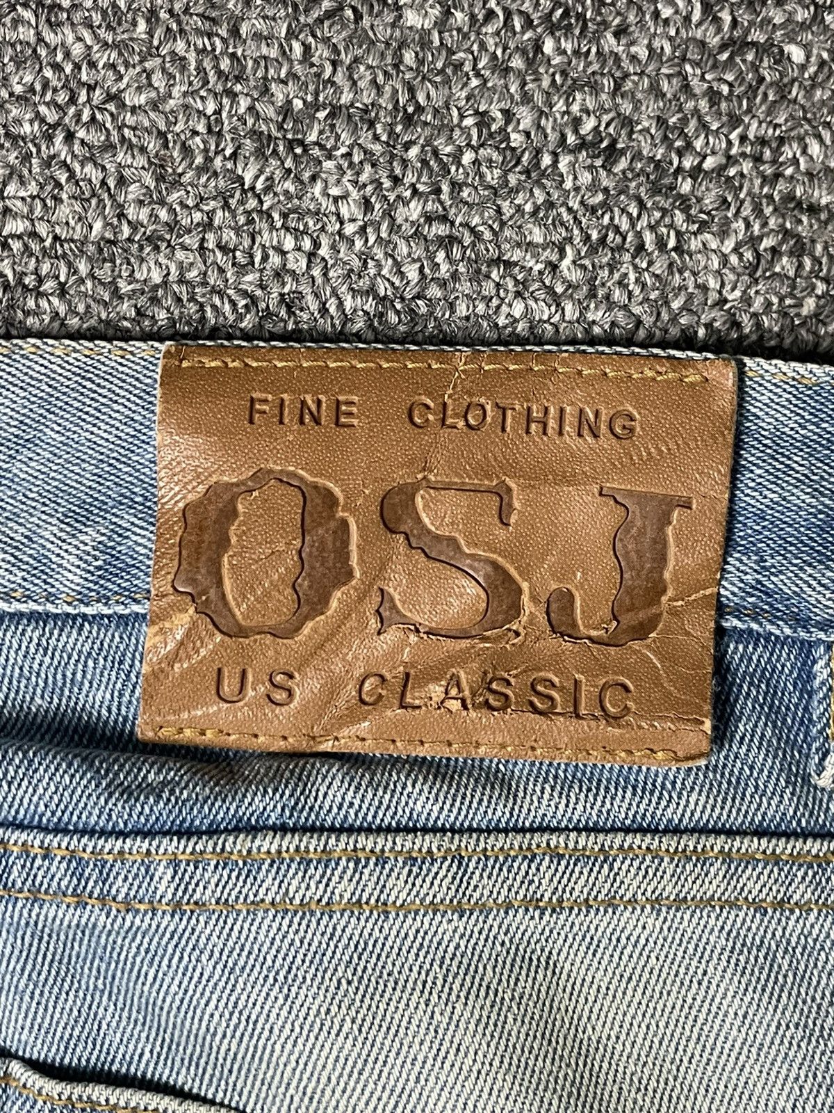 Japanese Brand × Vintage OSJ US CLASSIC Brand Baggy Denim Jeans (91) Size US 32 / EU 48 - 10 Thumbnail