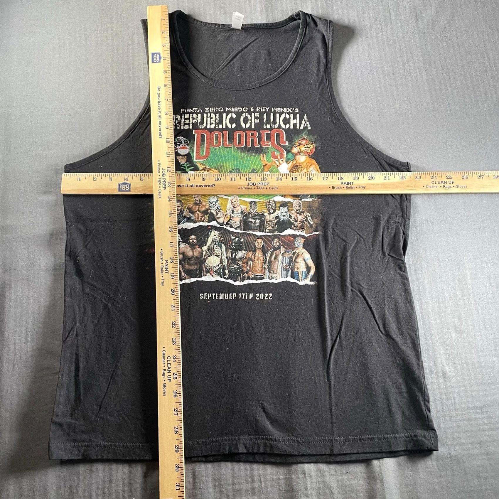 Vintage Republic Of Lucha Shirt Men’s XL Tank Top Rey Fenix PENTA Dolores 2022 LA Shirt XL Black Men’s T-Shirt Tank Top Size US XL / EU 56 / 4 - 6 Thumbnail