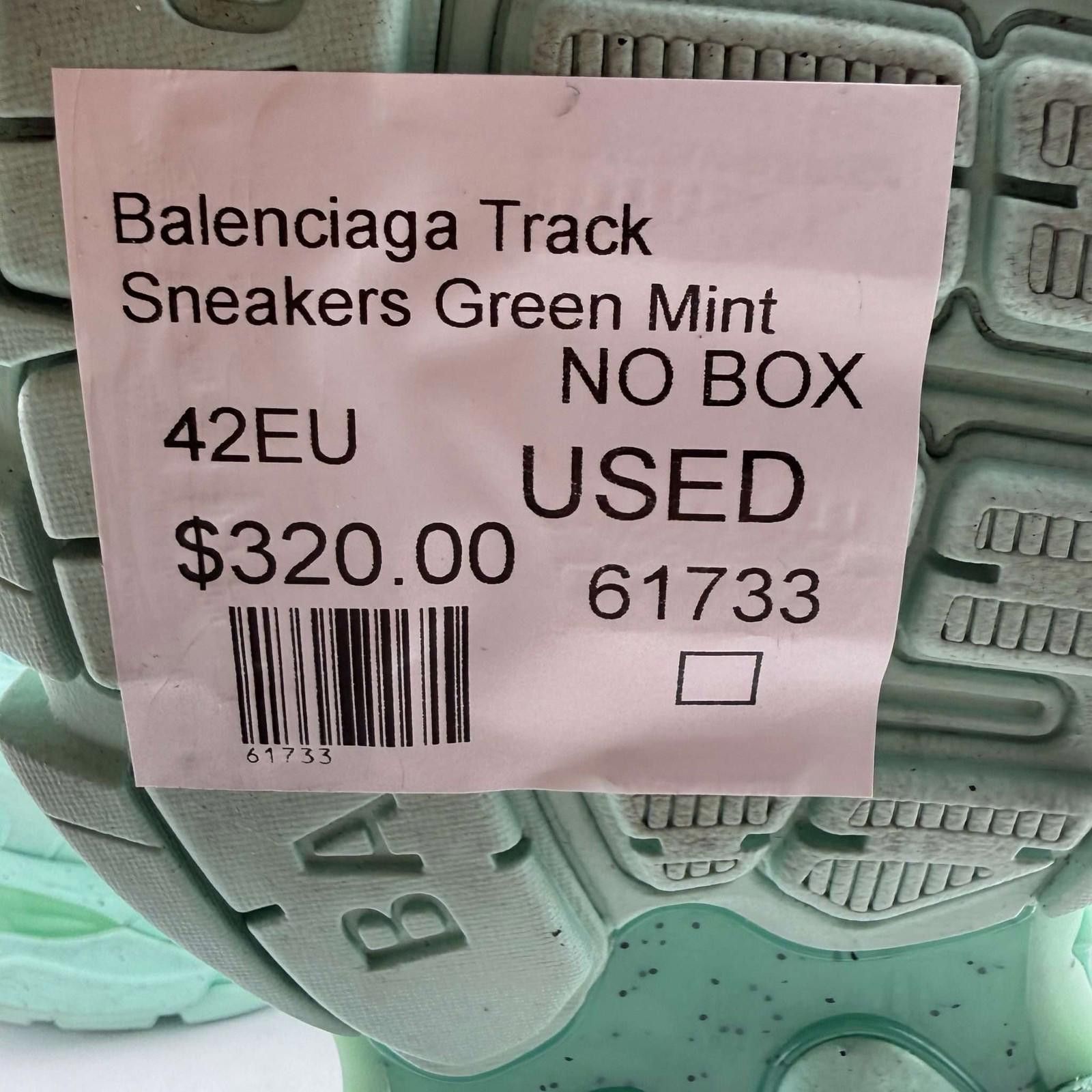 Balenciaga Balenciaga Track Sneakers Green Mint 42EU Used No Box Size US 9 / EU 42 - 8 Thumbnail