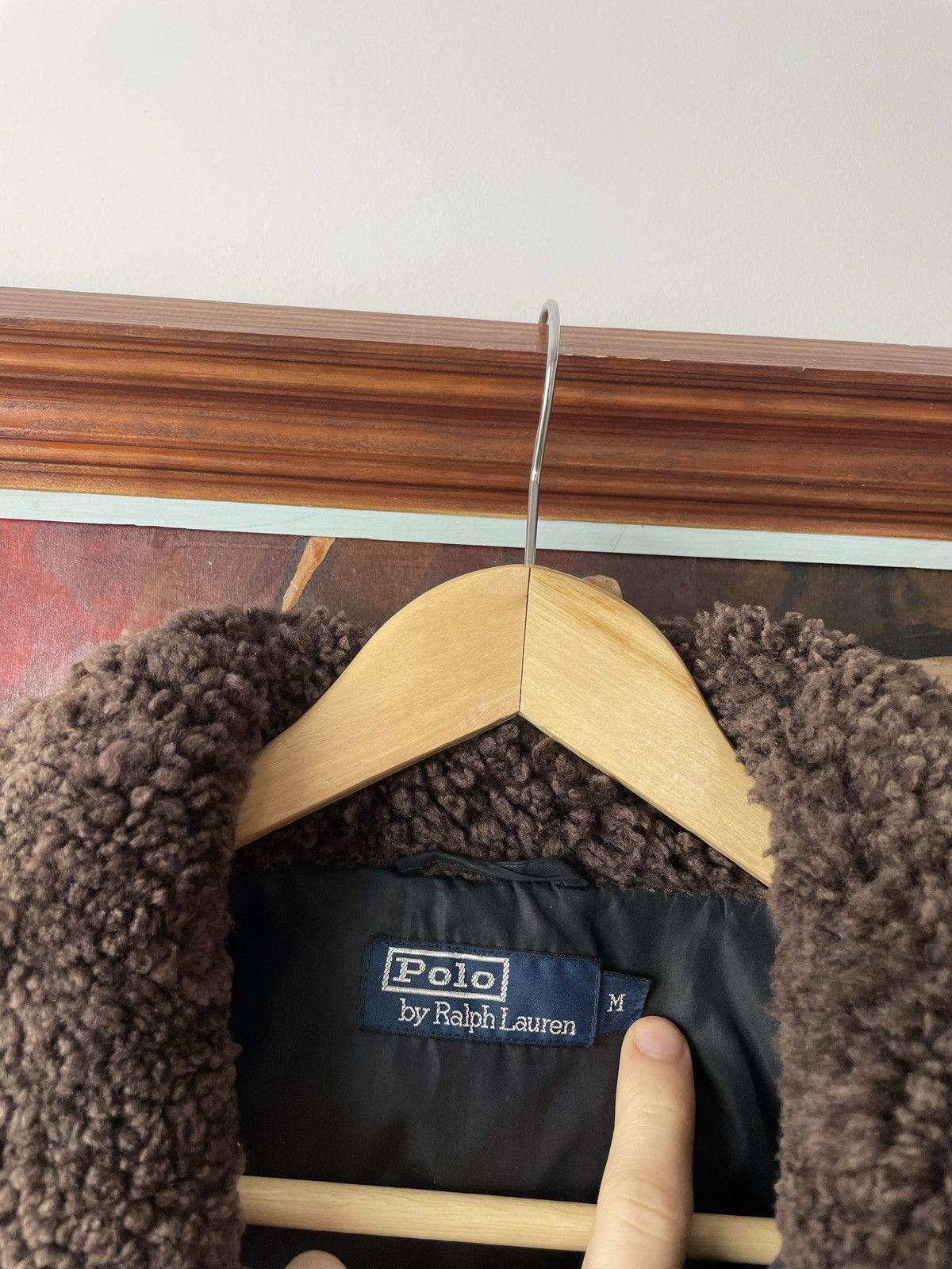 Polo Ralph Lauren × Ralph Lauren × Vintage Vintage Ralph Lauren Down Filled SheepSkin Fur Bomber Jacket Size US M / EU 48-50 / 2 - 4 Thumbnail