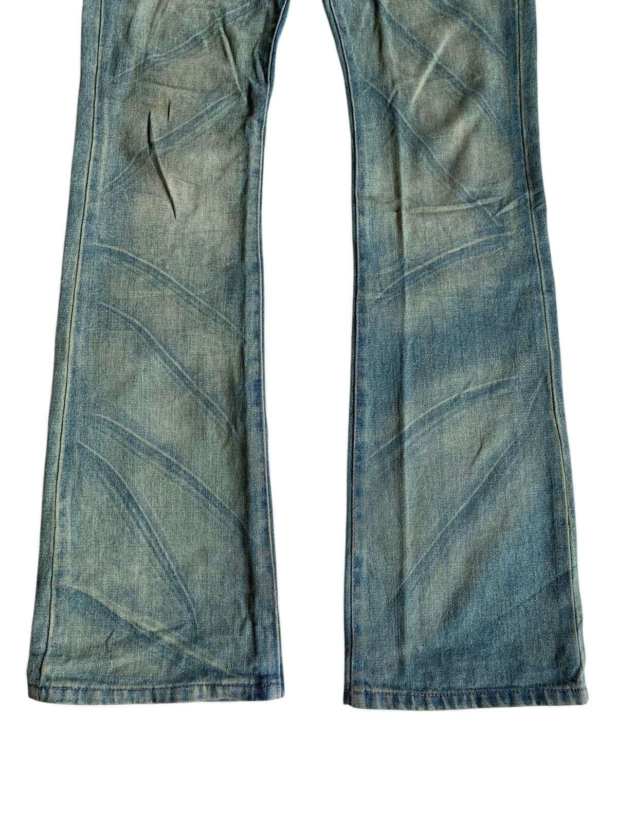 Kapital FLARE💥JAPANESE PUNK STYLE UNKNOWN RUSTY DISTRESSED DENIM🎌☠️ Size US 30 / EU 46 - 6 Thumbnail
