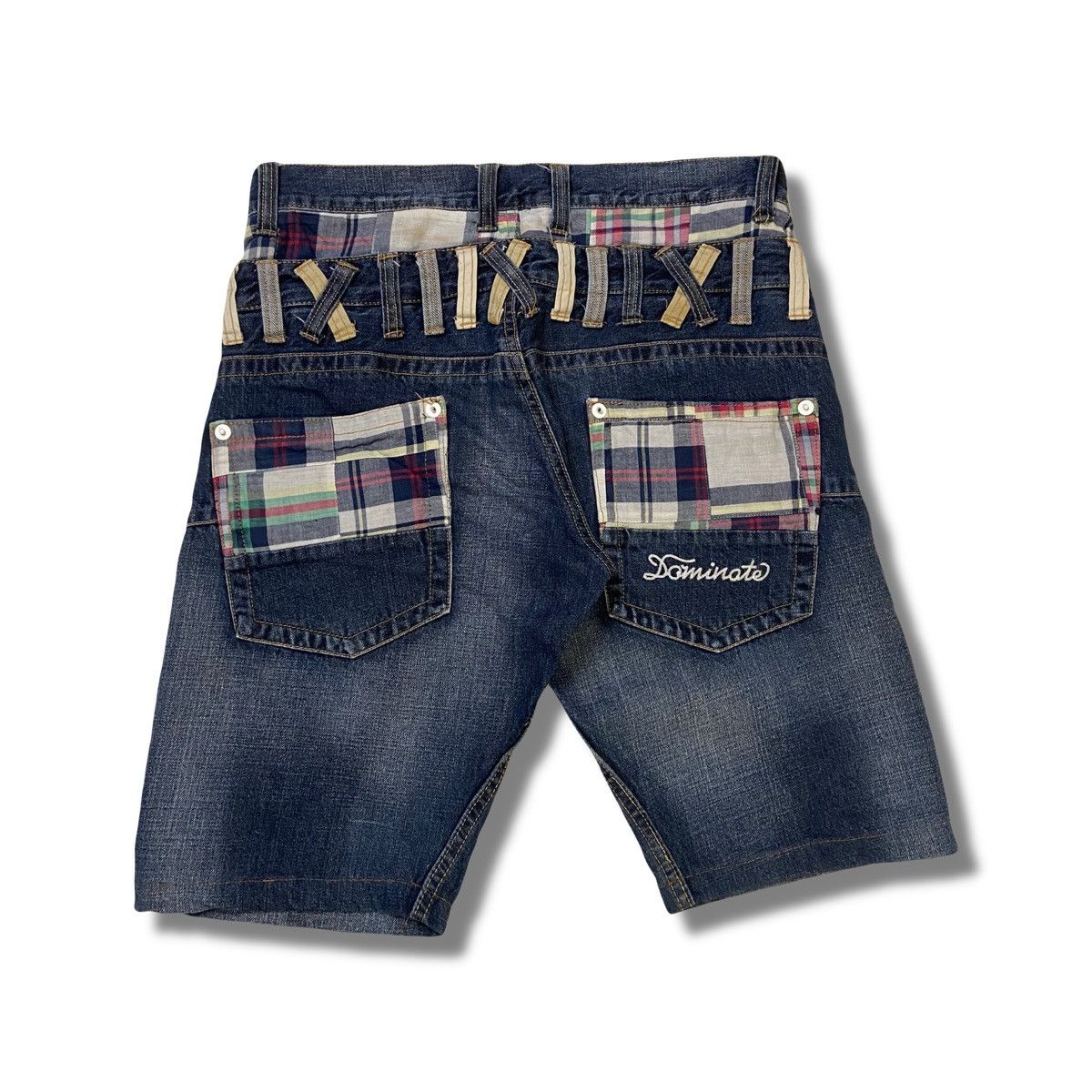Japanese Brand Y2K Dominate Handcfarted Jeans Double Waist Size US 30 / EU 46 - 6 Thumbnail