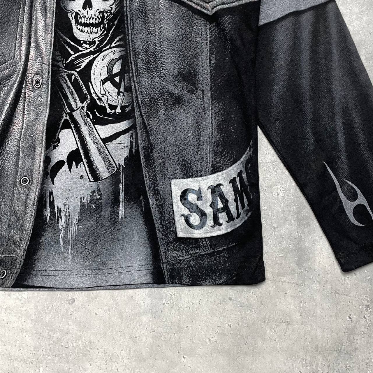 Band Tees NWT Sons Of Anarchy 2017 All Over Print Long Sleeve T Shirt Size US S / EU 44-46 / 1 - 7 Thumbnail