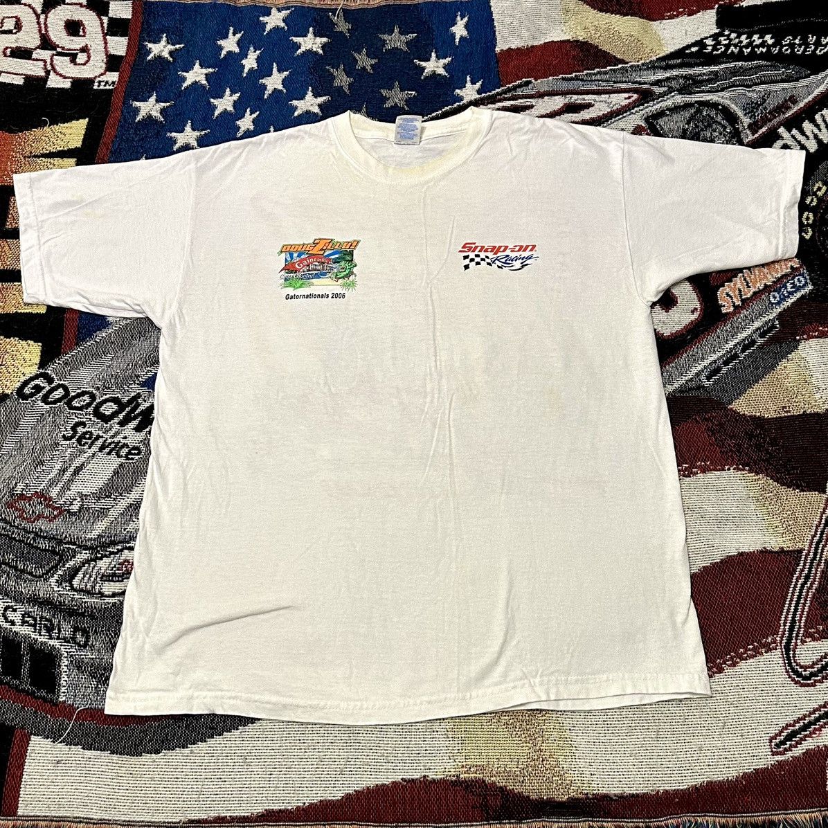 Other × Vintage 2006 - Snap On Racing - Doug Herbert NHRA Top Fuel TSHIRT XL Size US XL / EU 56 / 4 - 5 Thumbnail