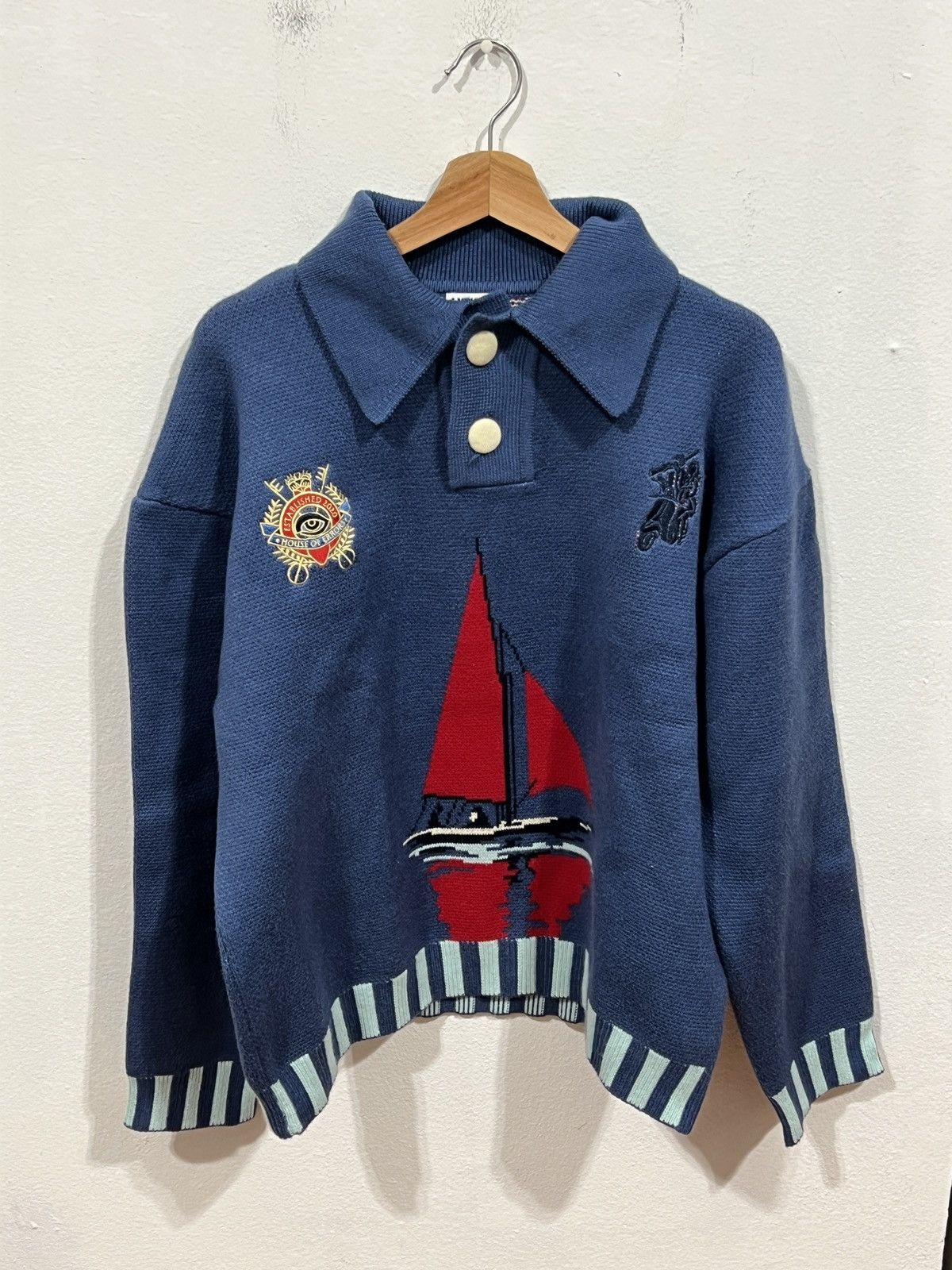House of Errors House Of Errors Scarlet Nauta Knitted Sweater Size US L / EU 52-54 / 3 - 1 Thumbnail
