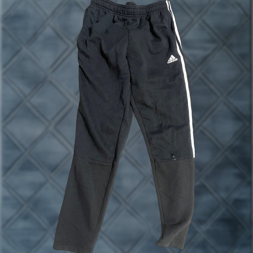 Adidas Adidas Track Pants Mens Medium Black Athletic Zip Ankle 2GF001 Mens Track Pants 90s? (if applicable) Size US 31 - 1 Thumbnail