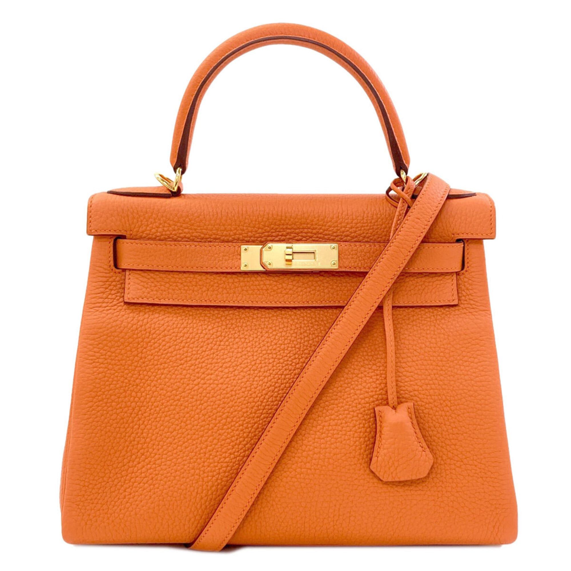 Hermes Hermes Kelly 28, inner stitching, gold hardware, handbag, Togo leather, women's. Size ONE SIZE - 1 Thumbnail