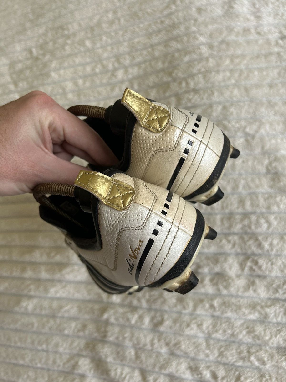 Vintage ADIDAS ADINOVA IV TRX FG FOOTBALL BOOTS (G40637) Size 42 2/3 Size US 9 / EU 42 - 8 Thumbnail