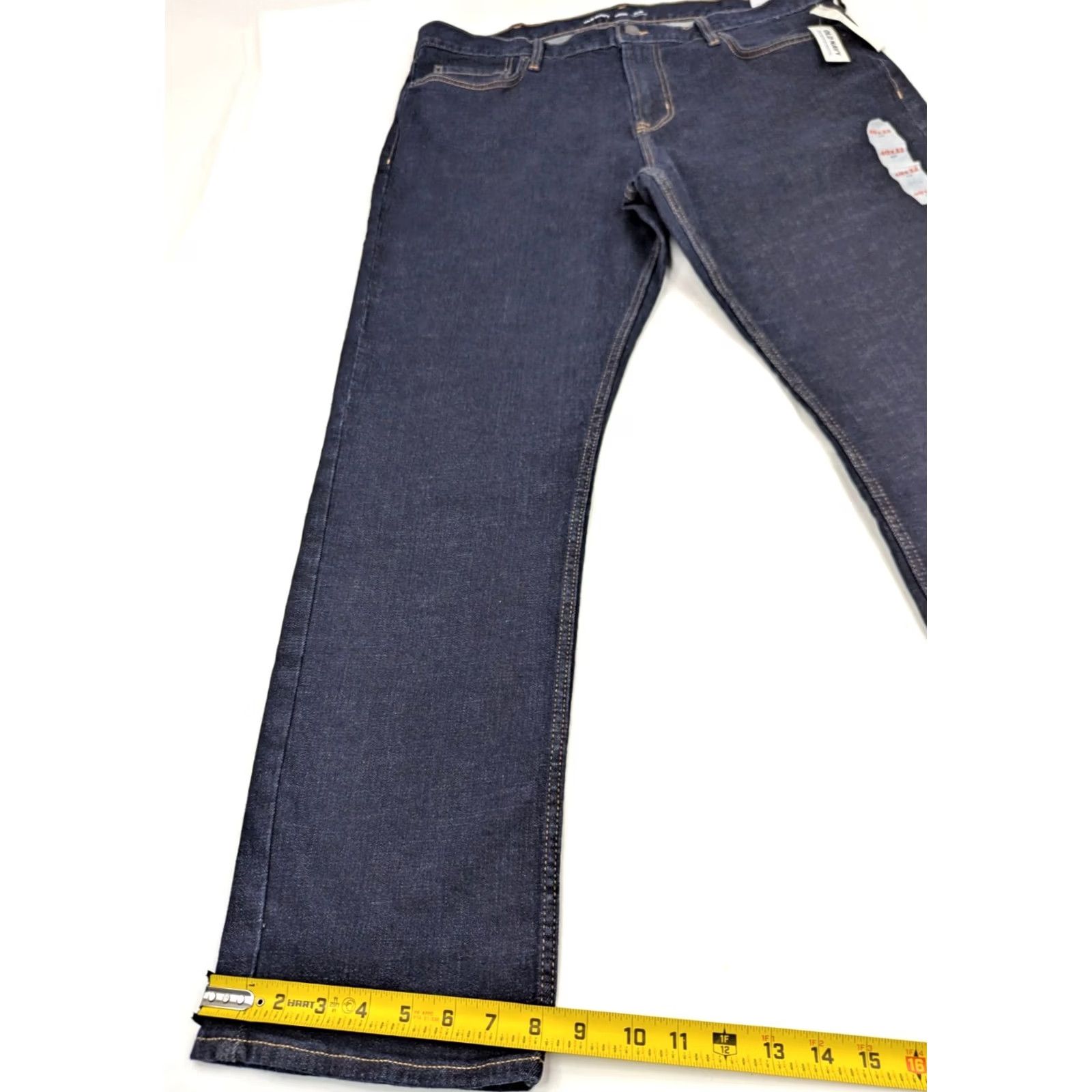 Old Navy Old Navy Jeans Men 40x32 Slim Straight Leg Blue Denim Stretch 5-Pocket Regular Waist Size 40 Adult Mens Denim Jeans Size US 40 / EU 56 - 3 Thumbnail
